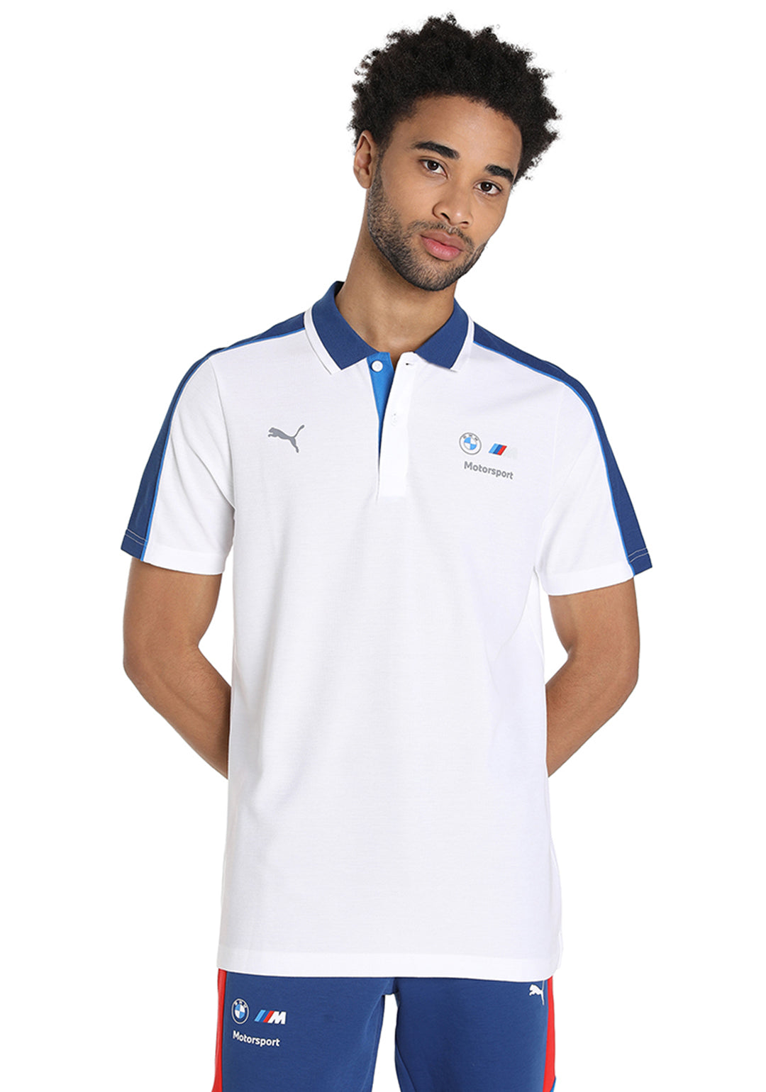 Puma X BMW Men White BMW MMS Polo (1)