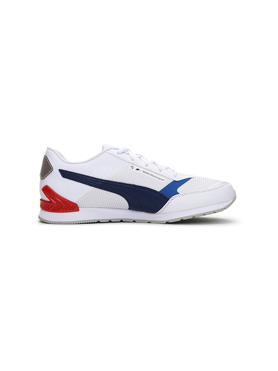 Puma X BMW PUMA BMW MMS Track Racer White and Estate Blue Shoes (1)