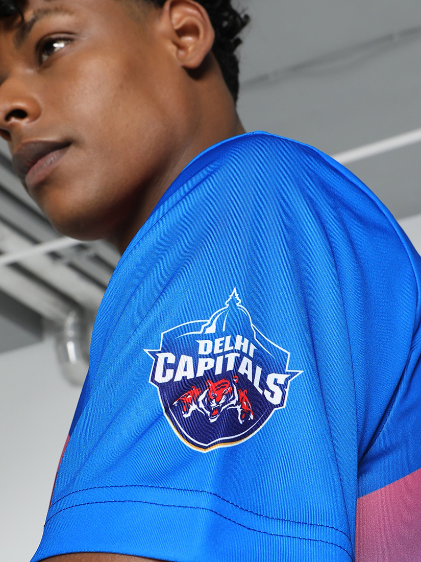 Puma X DC Men Blue and Red Graphic Printed Half Sleeves Round Neck Polyester T-Shirt (6)