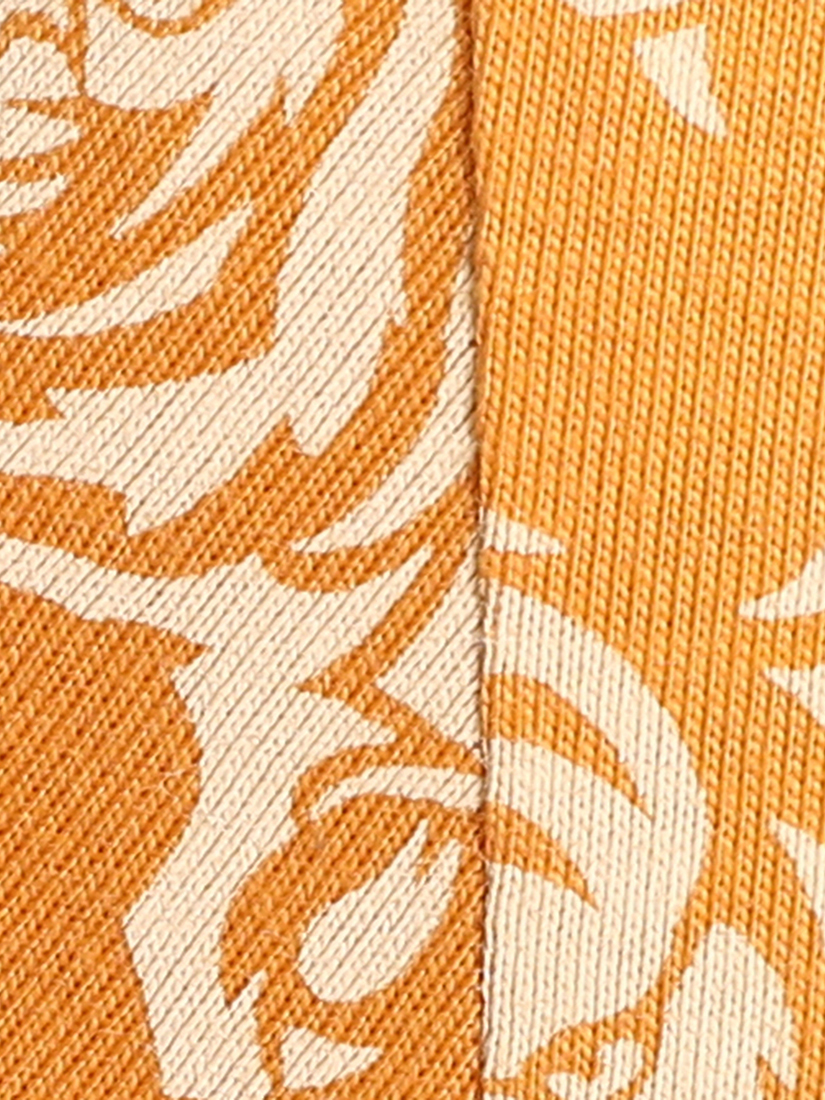 Puma X DC Men Yellow and White All Over Print Half Sleeves Polo Collar Cotton T-shirt (6)