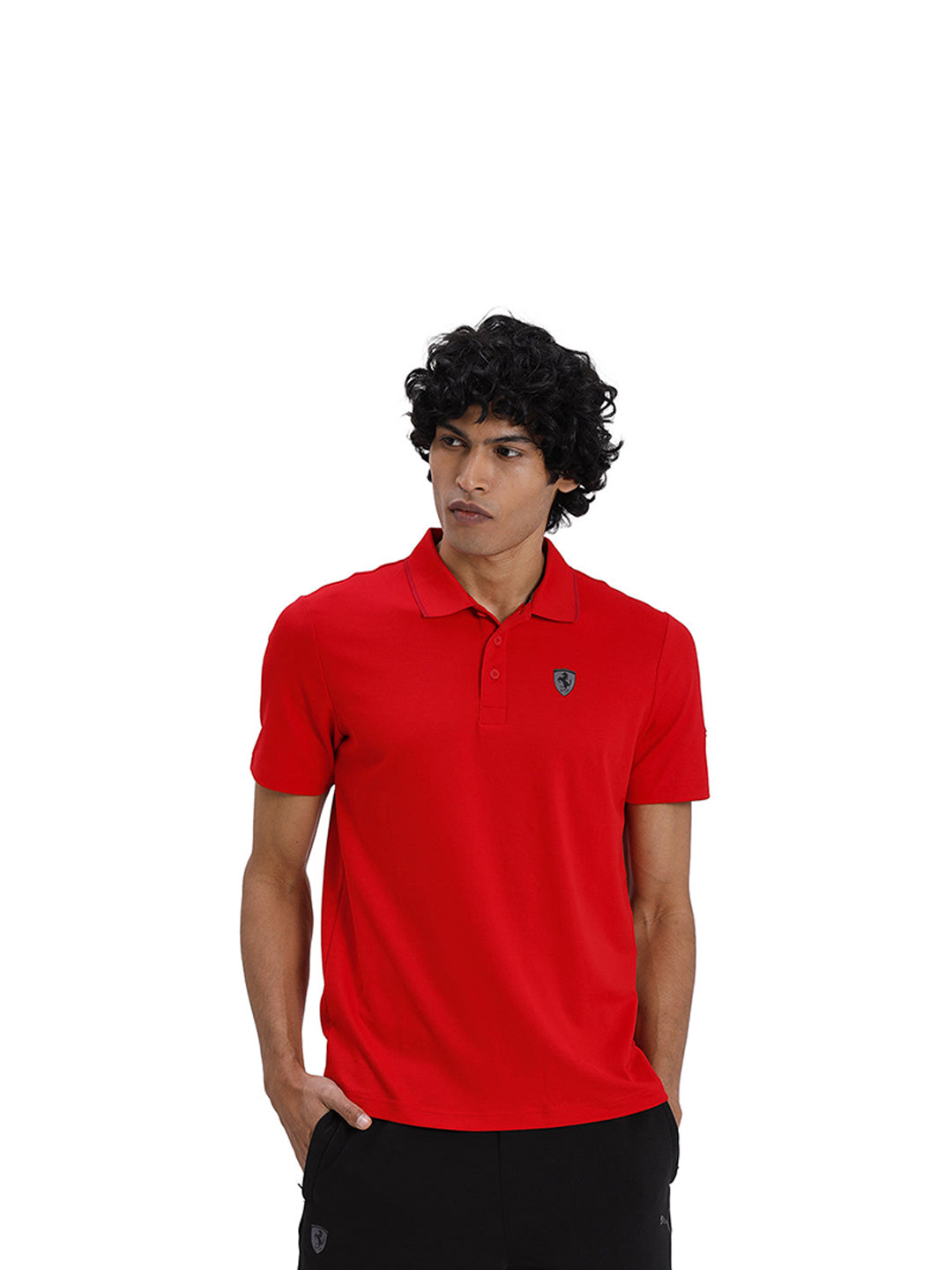 Puma X Ferrari Ferrari Puma Mens Rosso Corsa Red T-Shirt