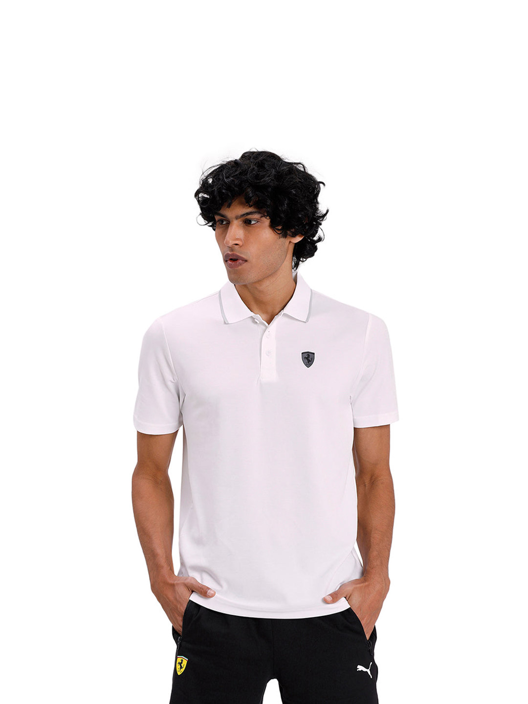 Puma X Ferrari Ferrari Puma Mens White T-Shirt (1)