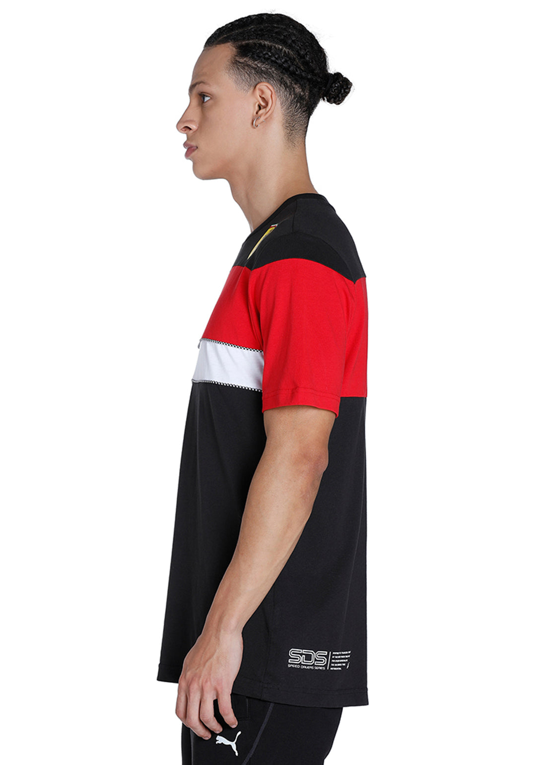 Puma X Ferrari Men Black Ferrari Race SDS T-Shirt (2)