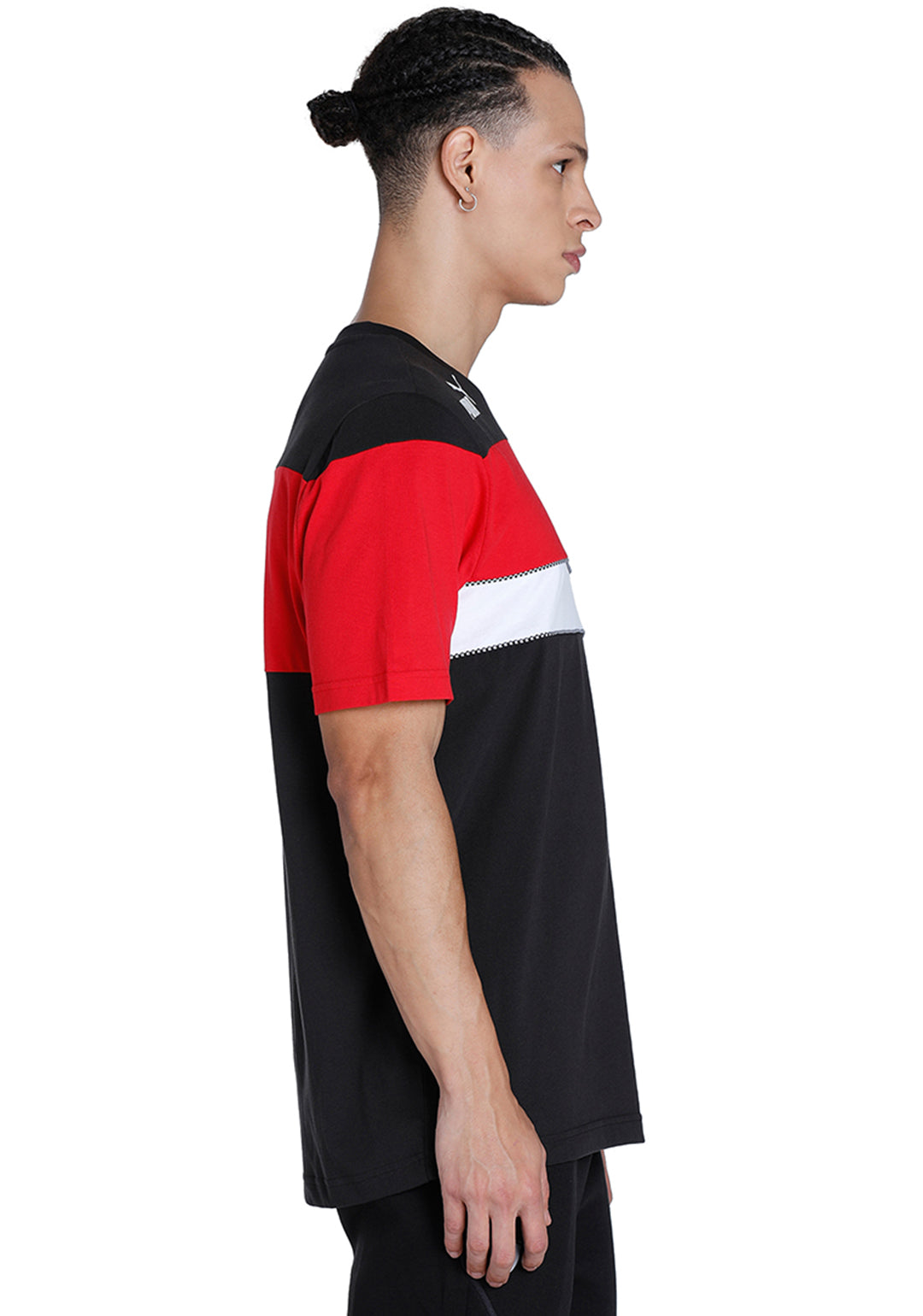 Puma X Ferrari Men Black Ferrari Race SDS T-Shirt (4)
