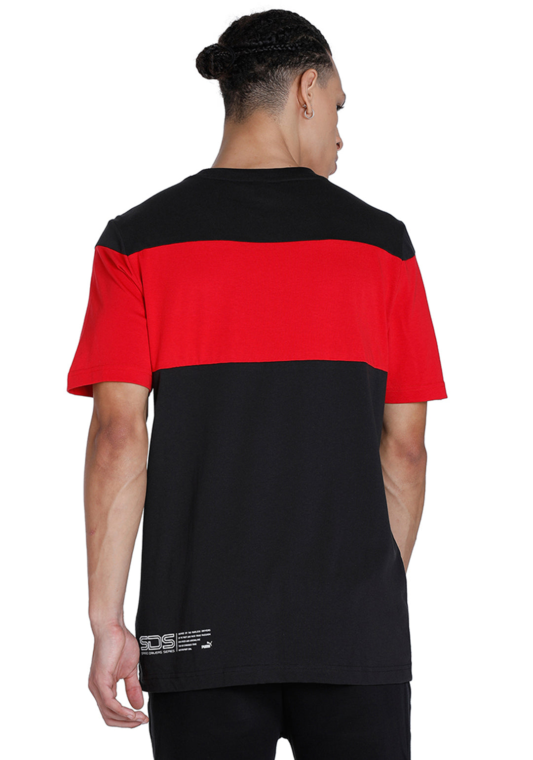 Puma X Ferrari Men Black Ferrari Race SDS T-Shirt (3)