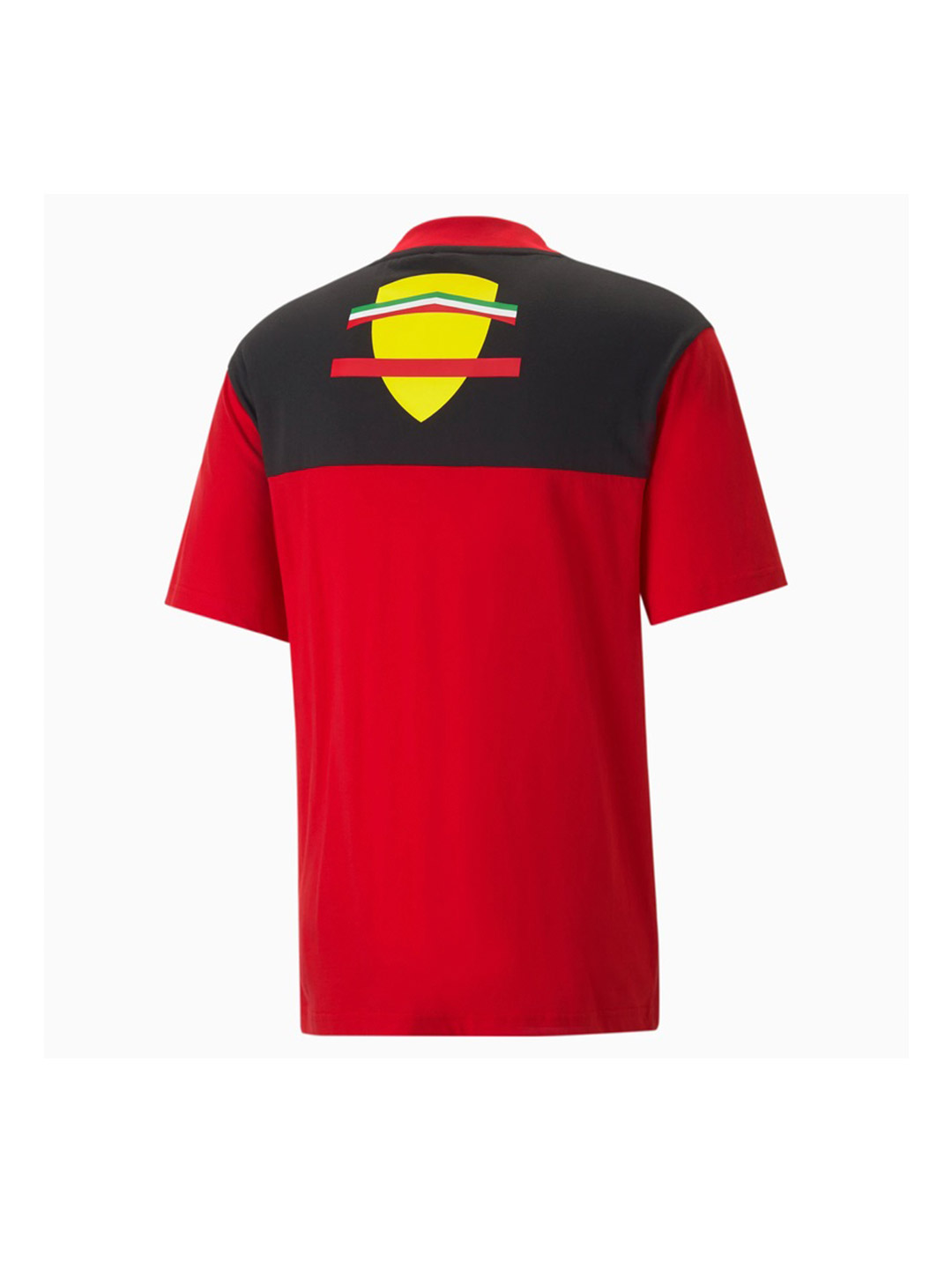 Puma X Ferrari Men Red & Black Ferrari Race Assembly Printed T-Shirt (2)