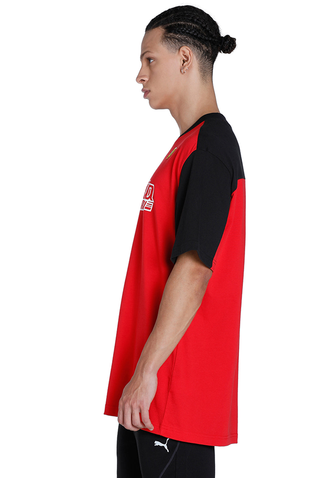 Puma X Ferrari Men Red Ferrari Race Statement T-Shirt (2)