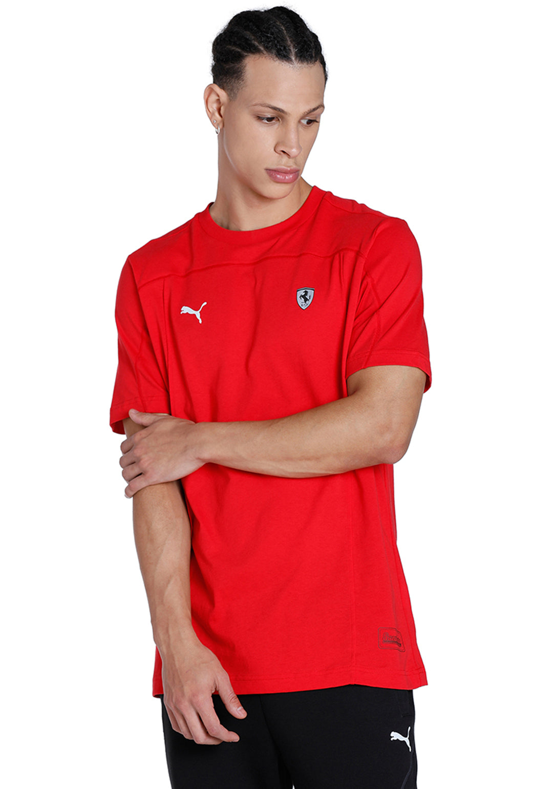 Puma X Ferrari Men Red Ferrari Style T-Shirt