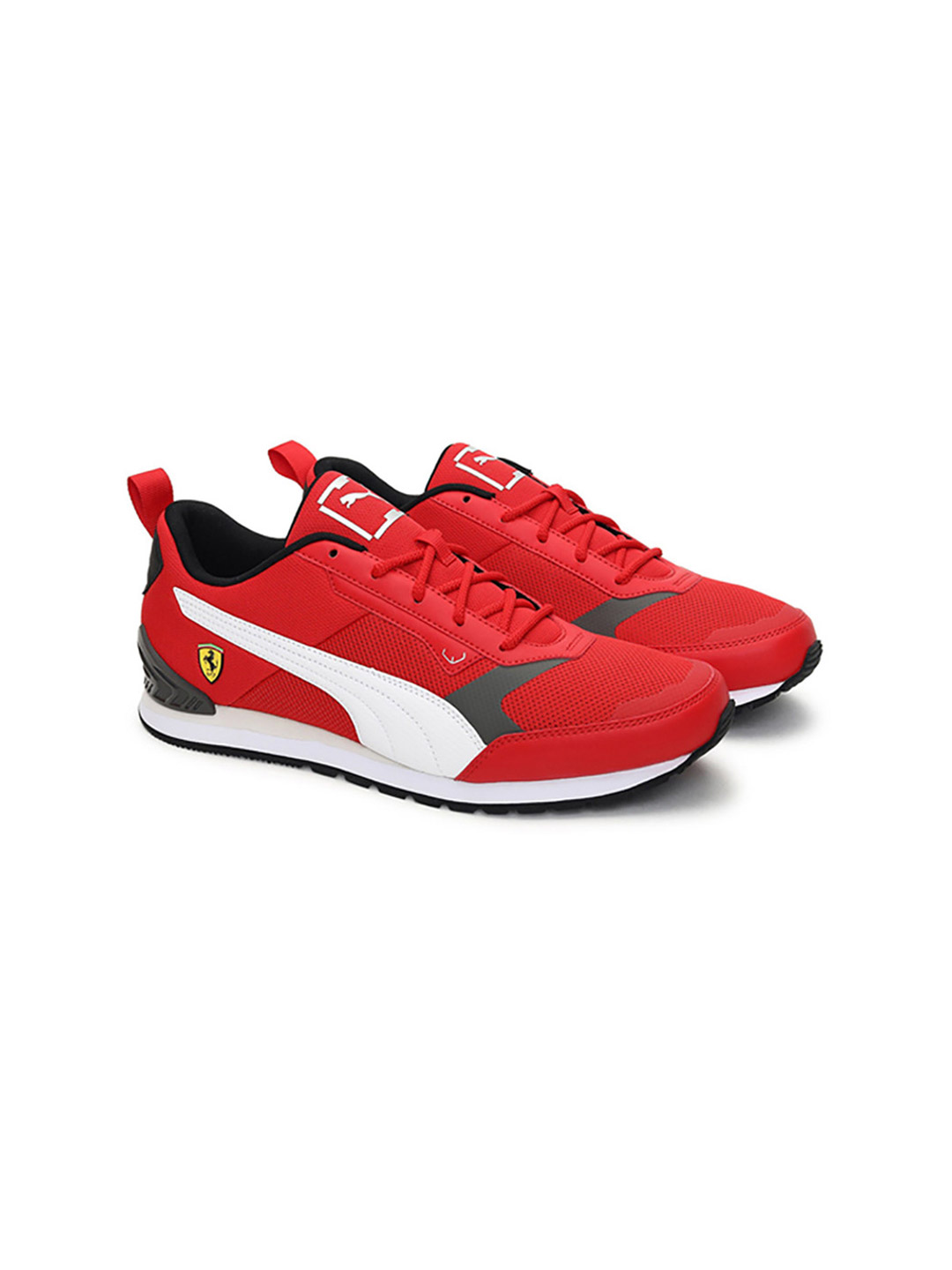 Puma X Ferrari PUMA Ferrari Track Racer Rosso Corsa White Shoes (1)