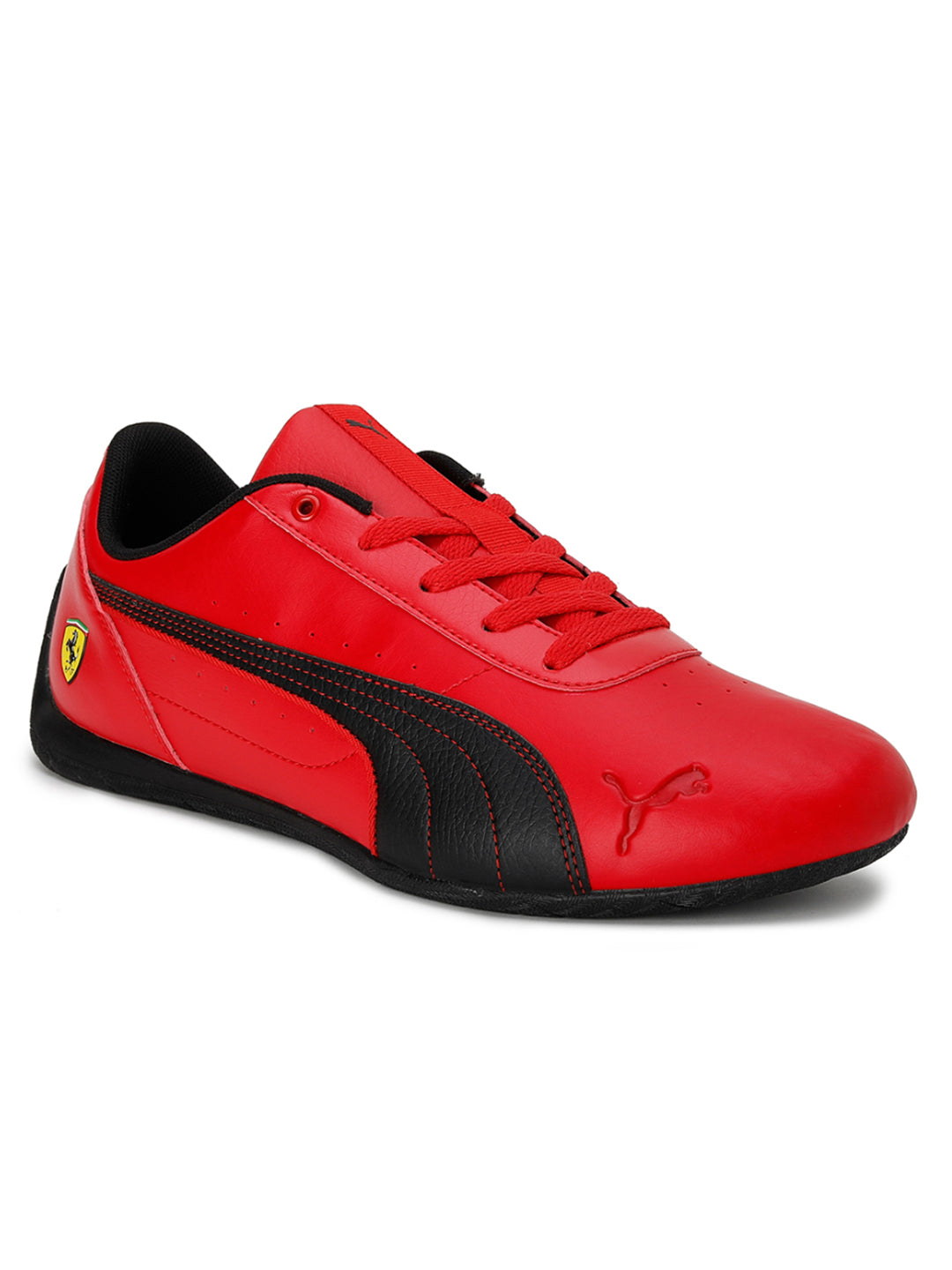 Puma X Ferrari Unisex Red and Black Ferrari Neo Cat Sneakers (1)
