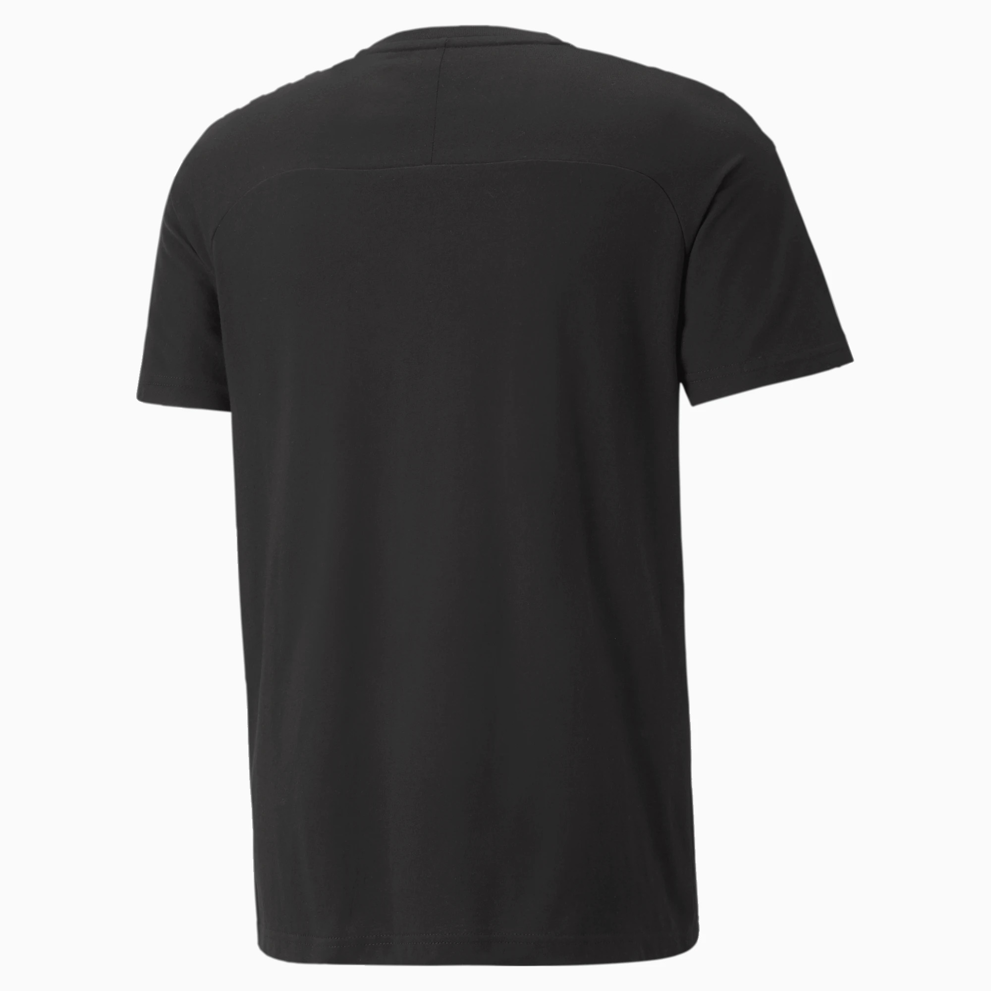 Puma x Mercedes Men Black Brand Logo Printed Half Sleeves Round Neck T7 T-Shirt (7)