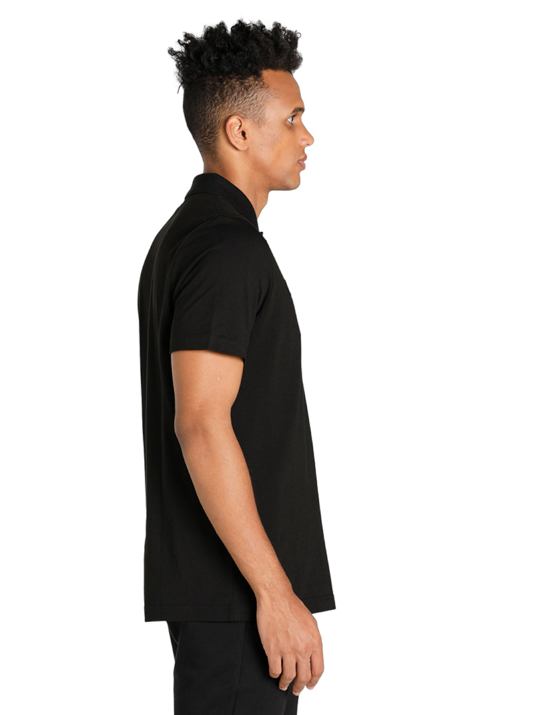 Puma x Mercedes Men Black Solid MAPF1 ESS Half Sleeves Polo Neck T-Shirt (3)
