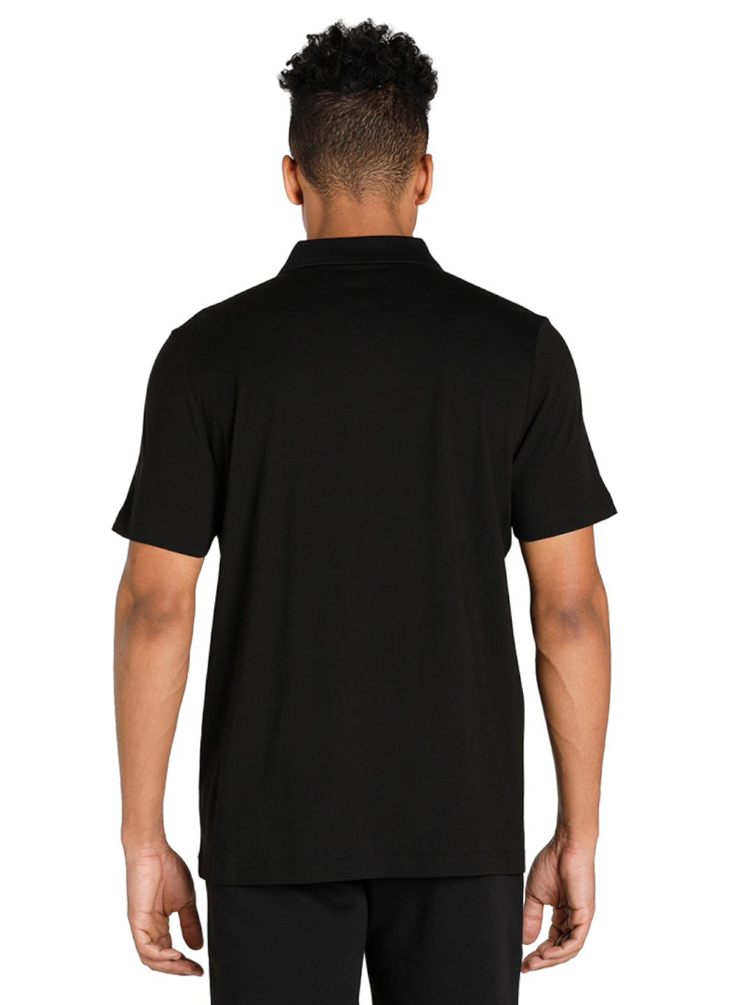 Puma x Mercedes Men Black Solid MAPF1 ESS Half Sleeves Polo Neck T-Shirt (2)