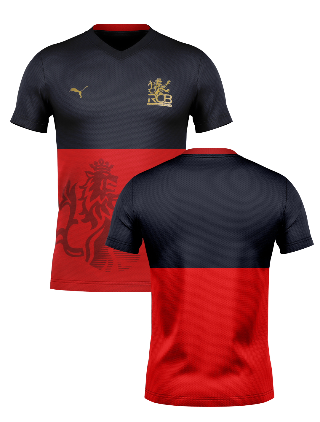 Puma X RCB Kids Official Fan Jersey 2025 - Customised (3)