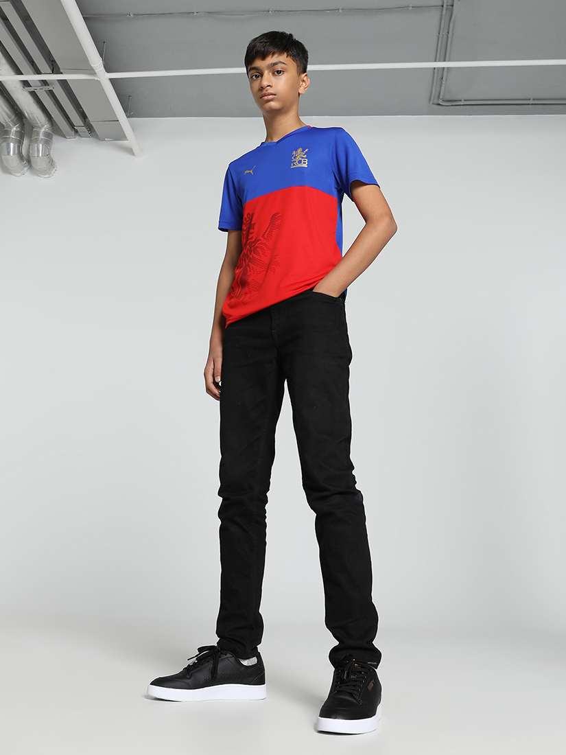 Puma X RCB Kids Official Takedown Jersey 2024 (5)