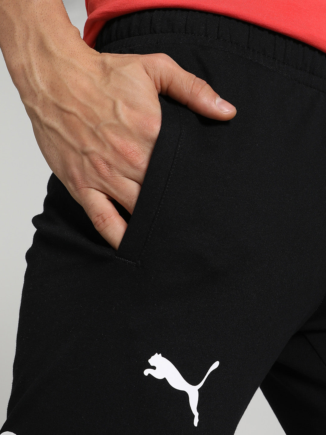 Puma X RCB Men Black Printed Mid-Rise Cotton Training Joggers (3)