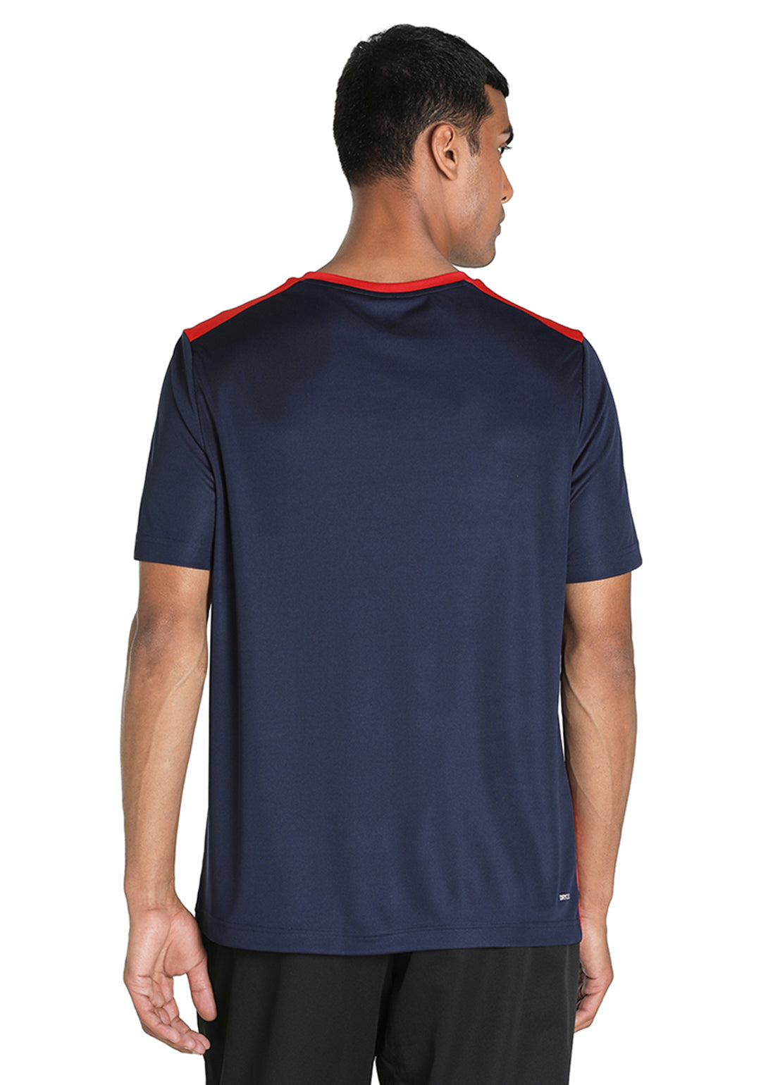 Puma X RCB Men Navy Blue and Red Half Sleeves Official 2023 Take Down Jersey (4)