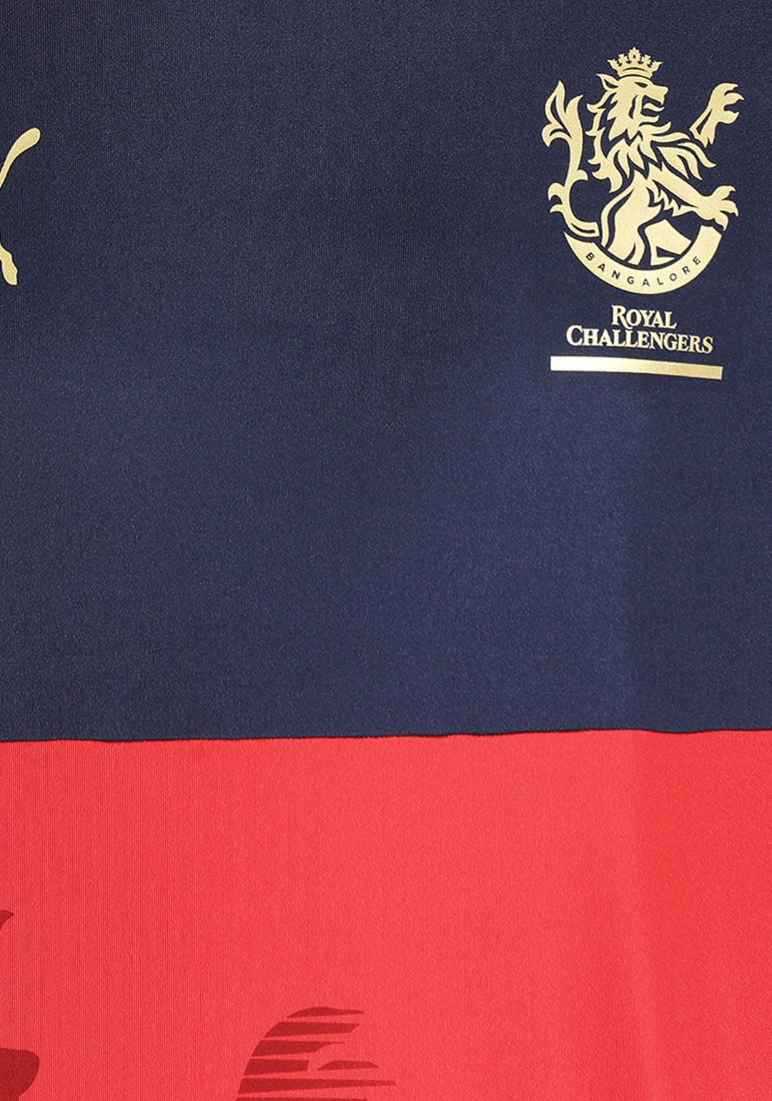Puma X RCB Men Navy Blue and Red Half Sleeves Official 2023 Take Down Jersey (6)