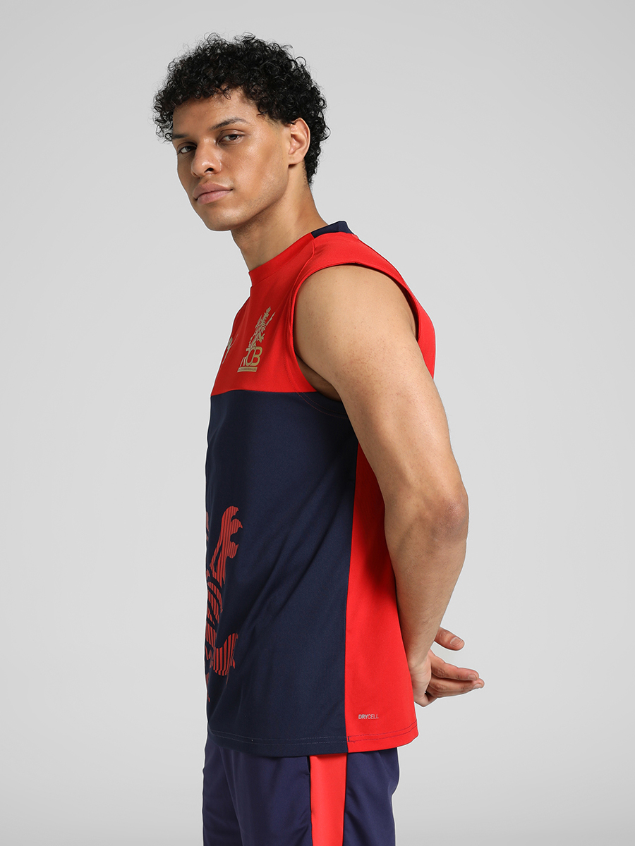 Puma X RCB Men's Official Sleeveless Training T-Shirt 2025 (2)