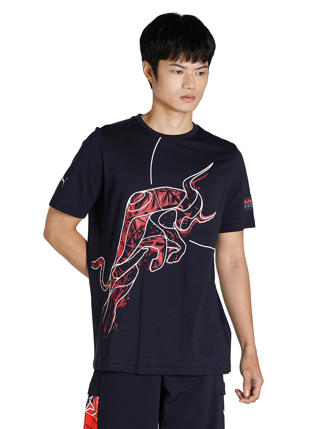 Puma X Red Bull Puma RBR Dynamic Bull T-Shirt T SKY (1)