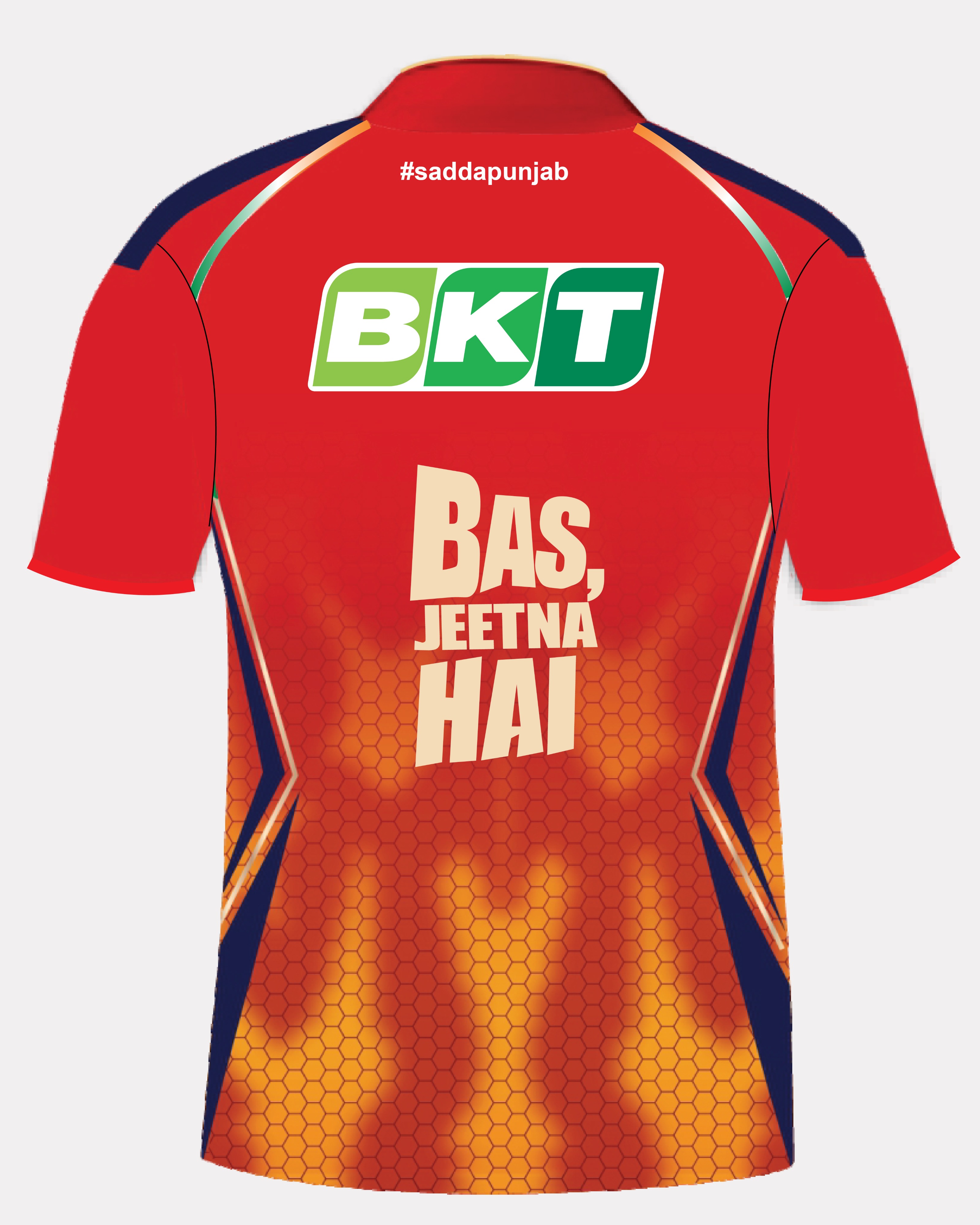 Punjab Kings Bas Jeetna Hai - Official Kids Fan Jersey