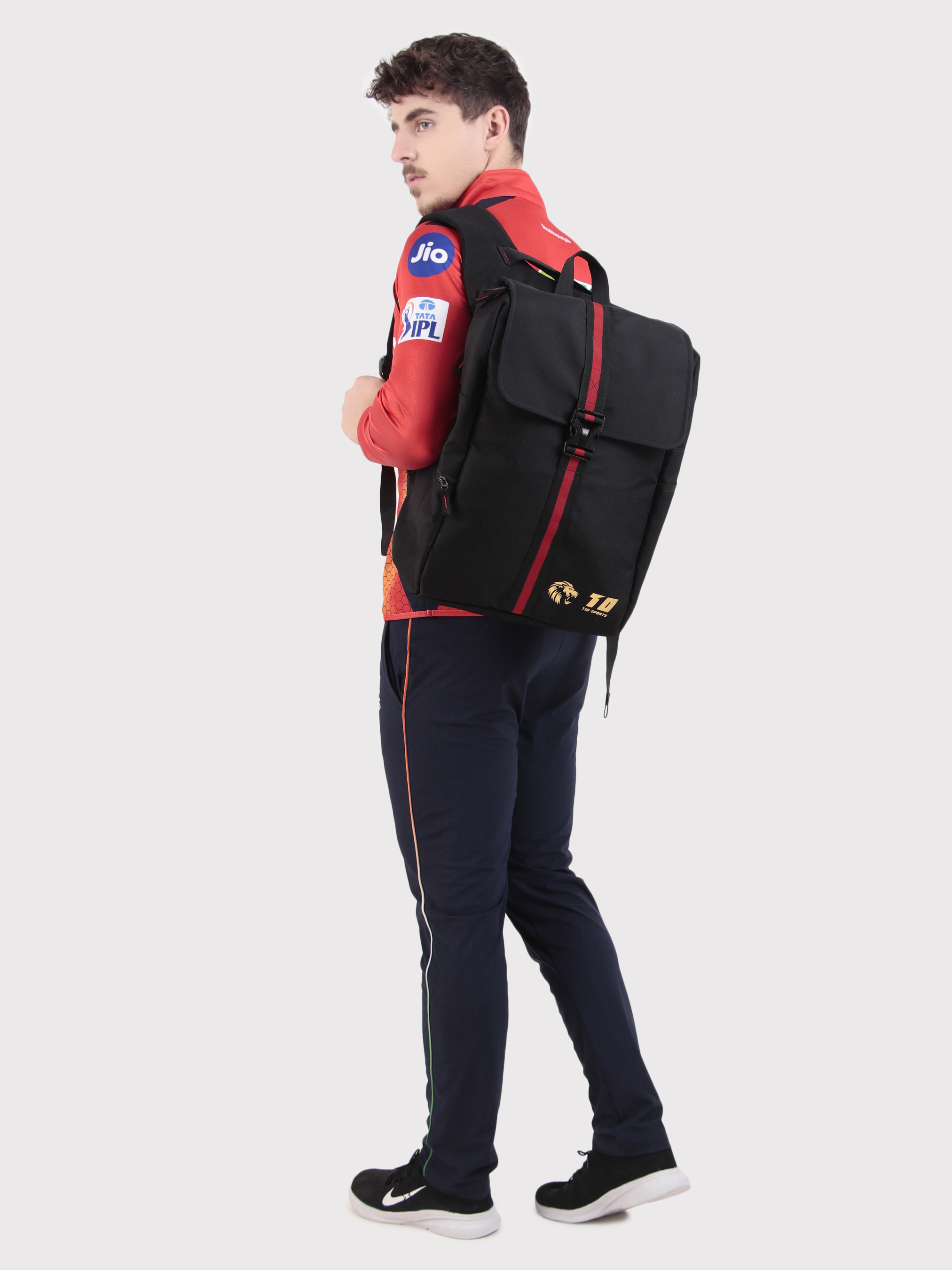 Punjab Kings Black 28 Litres Matty Backpack (4)