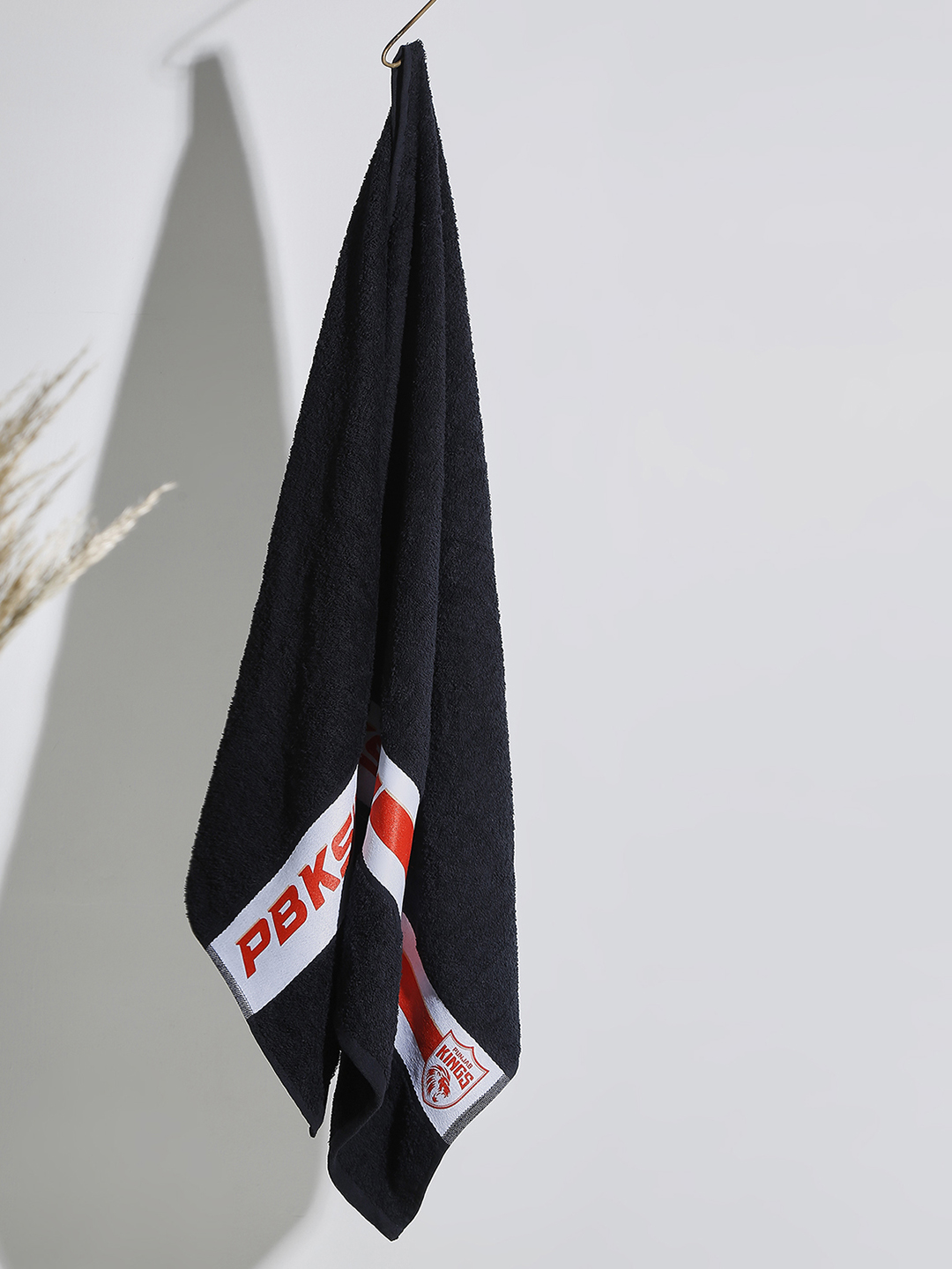 Punjab Kings Bath Towel, Premium 100% Cotton Terry Towels, Extra Soft Feel, Super Absorbent, Full Size - 70 cm X 140 cm, (5)
