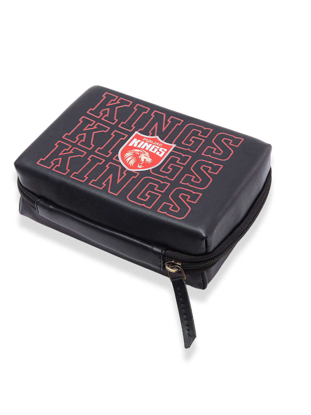Punjab Kings Portable Pouch for Electronics, Accessories, USB Cables, Power Bank, Gadget Organizer Bag with Multi Compar (10)