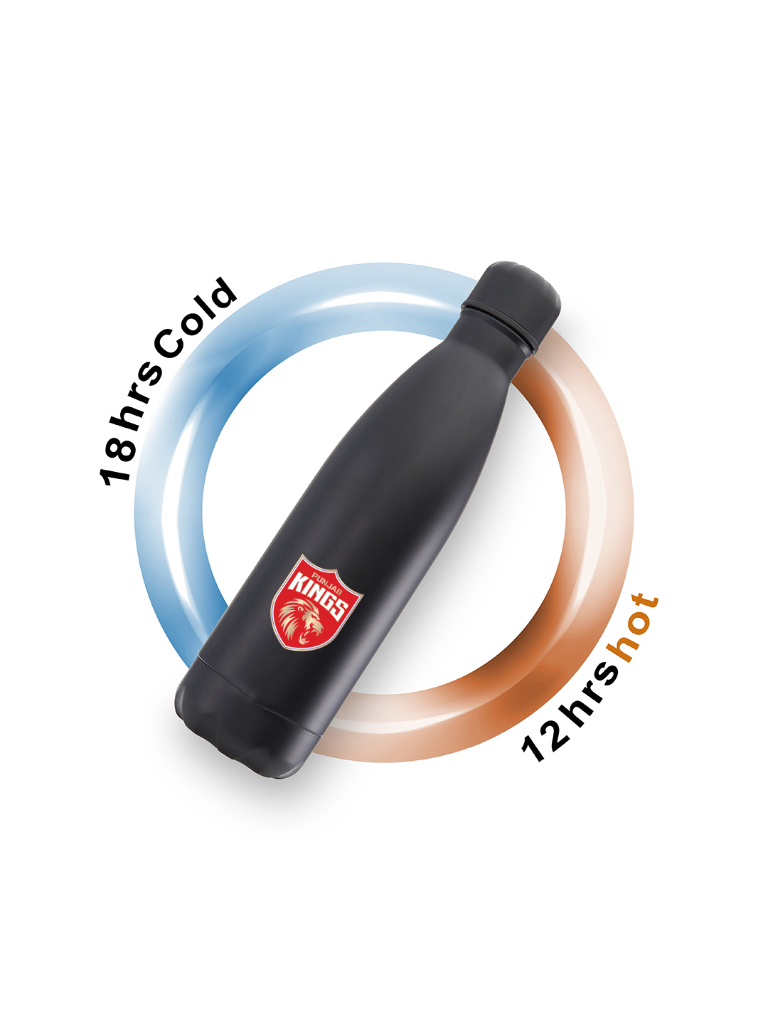 Punjab Kings Double Walled, Vacuum Insulated, Thermosteel Hot and Cold, Rust Proof, Leak-Proof, Stainless Steel Matte Fi (5)