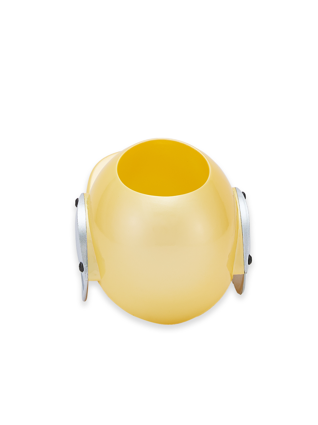 Punjab Kings Helmet Shaped Gold Logo Printed Pen and Pencil Stand, Pen Holder For Office and Home (5)