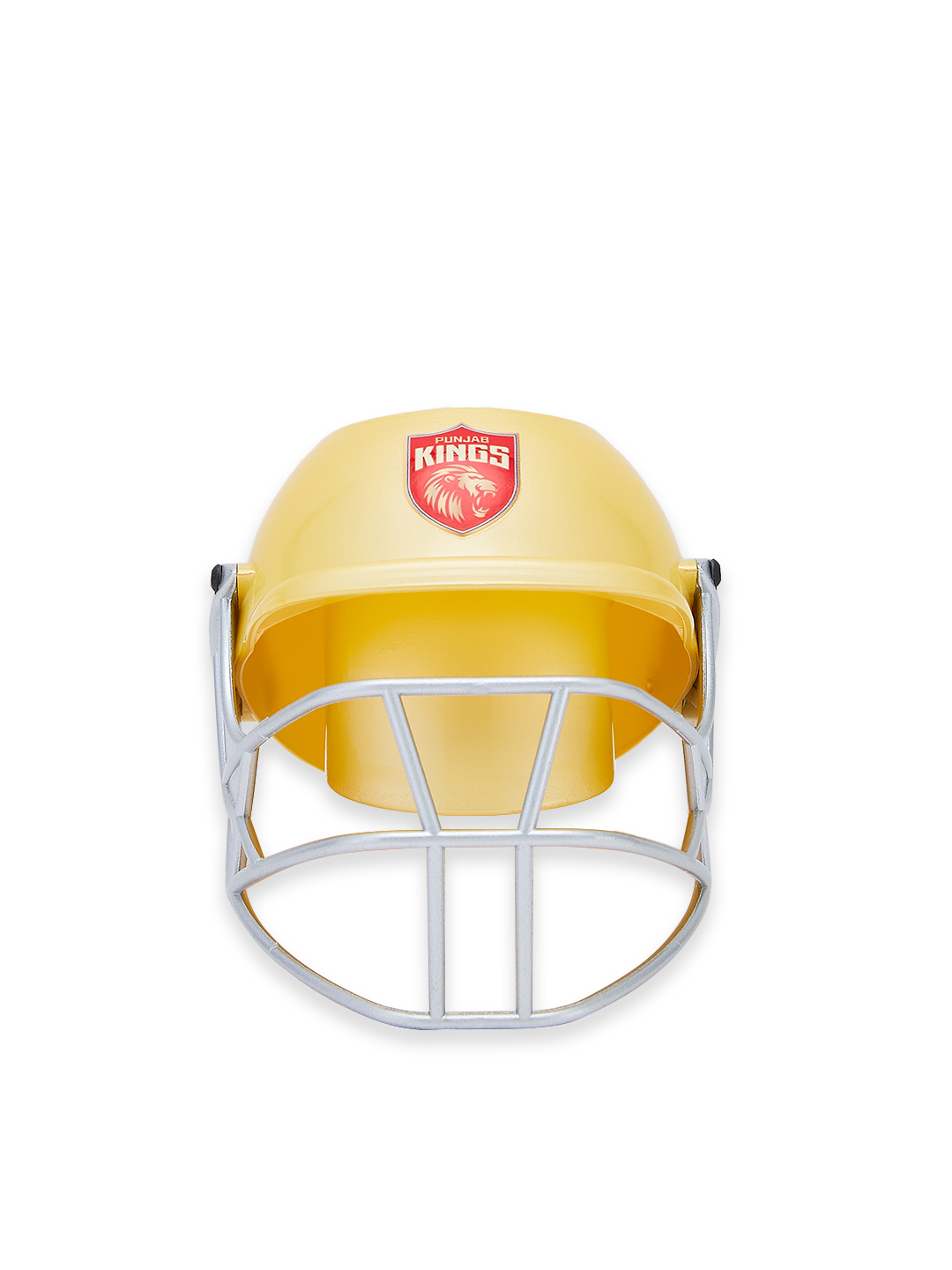 Punjab Kings Helmet Shaped Gold Logo Printed Pen and Pencil Stand, Pen Holder For Office and Home (4)