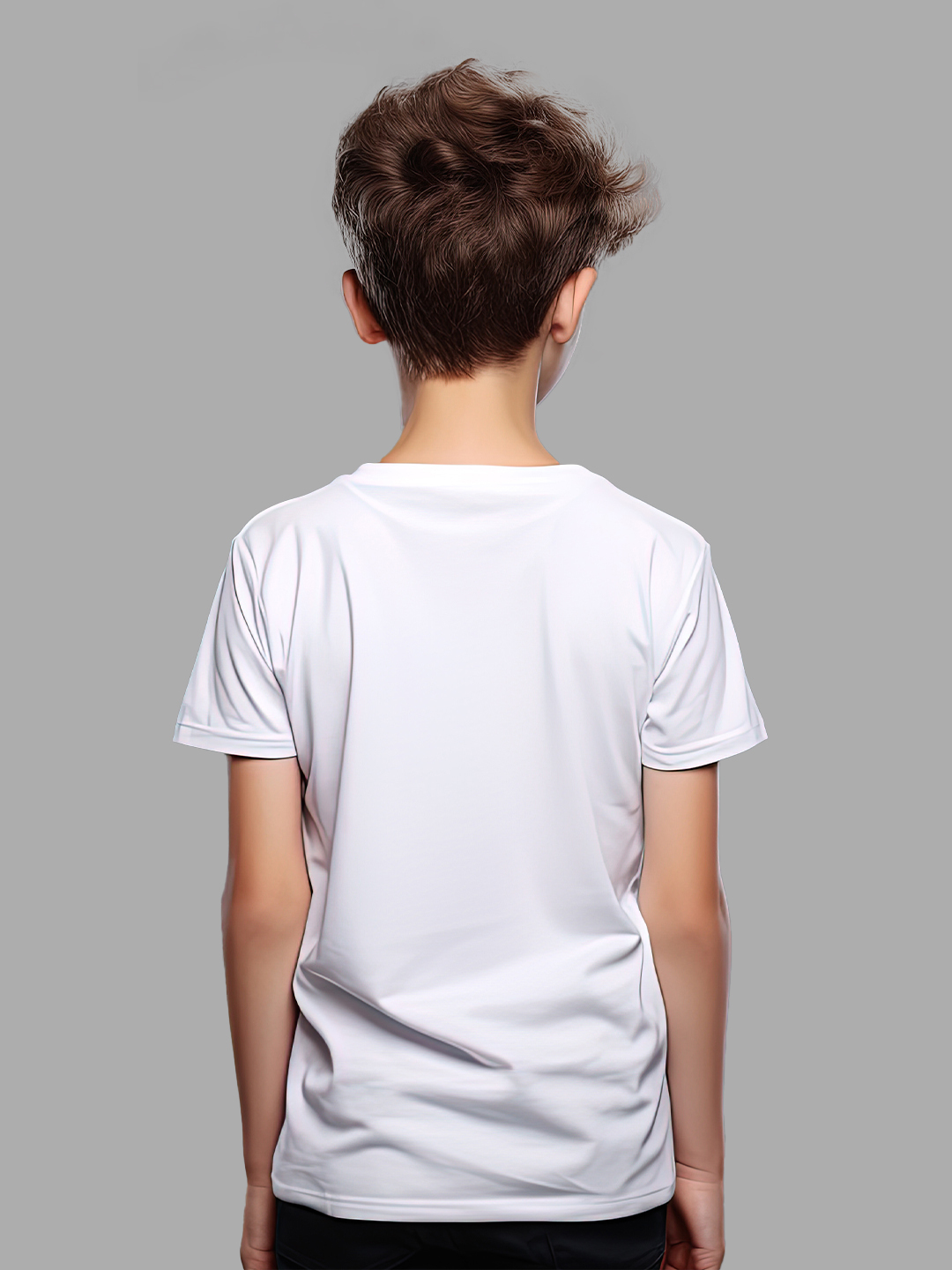 Punjab Kings Kids Boys White Logo Printed Half Sleeves Round Neck Cotton T-Shirt (2)