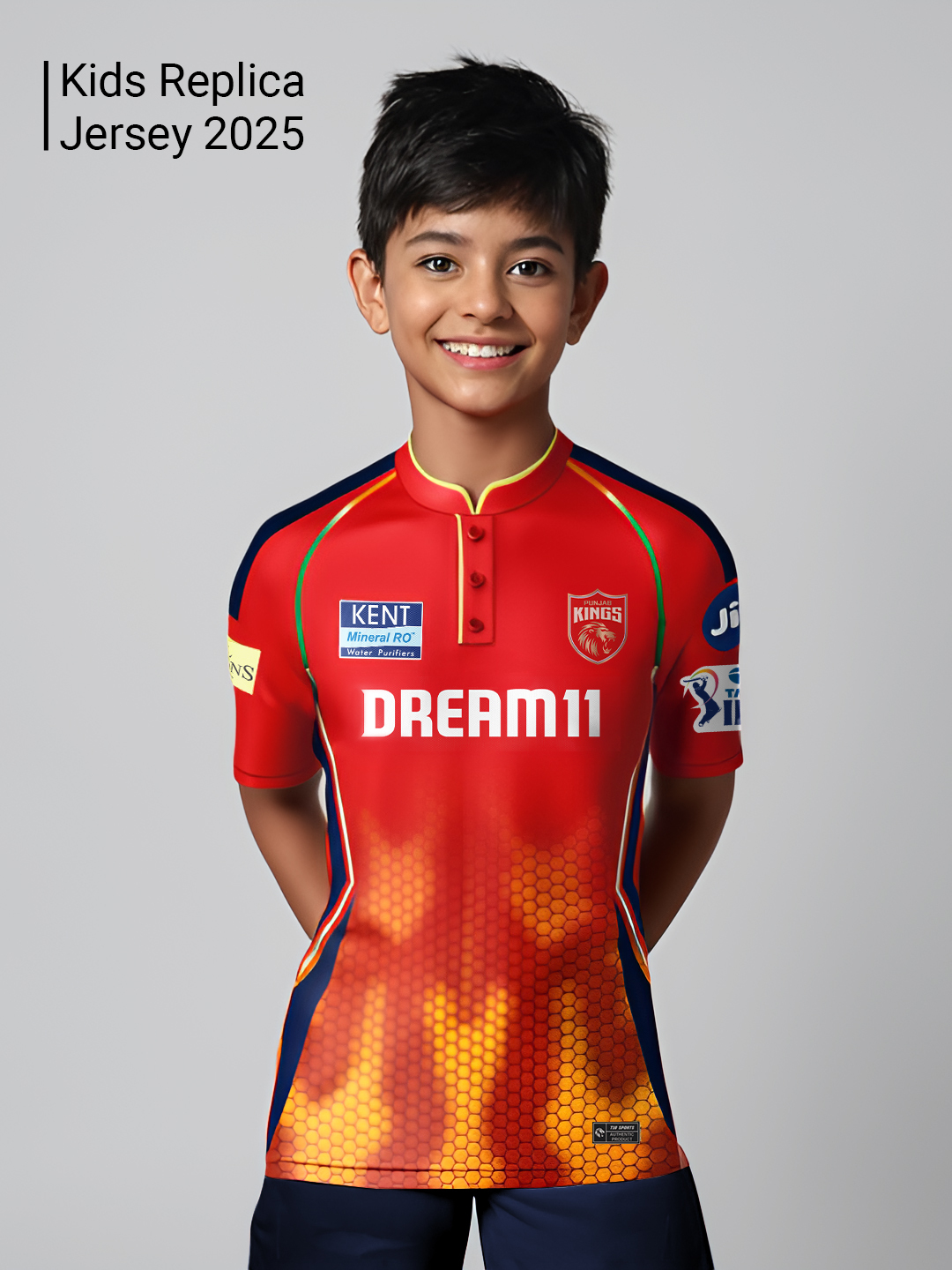 Punjab Kings Kids Official Fan Jersey 2025 (1)