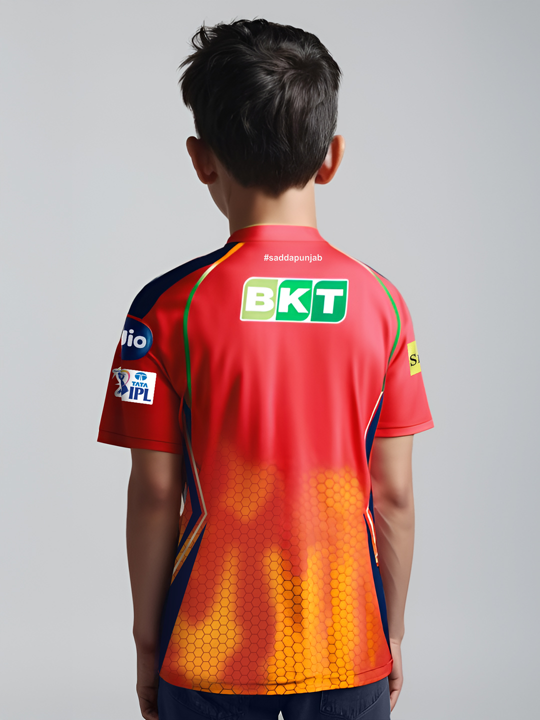 Punjab Kings Kids Official Fan Jersey 2025 (2)