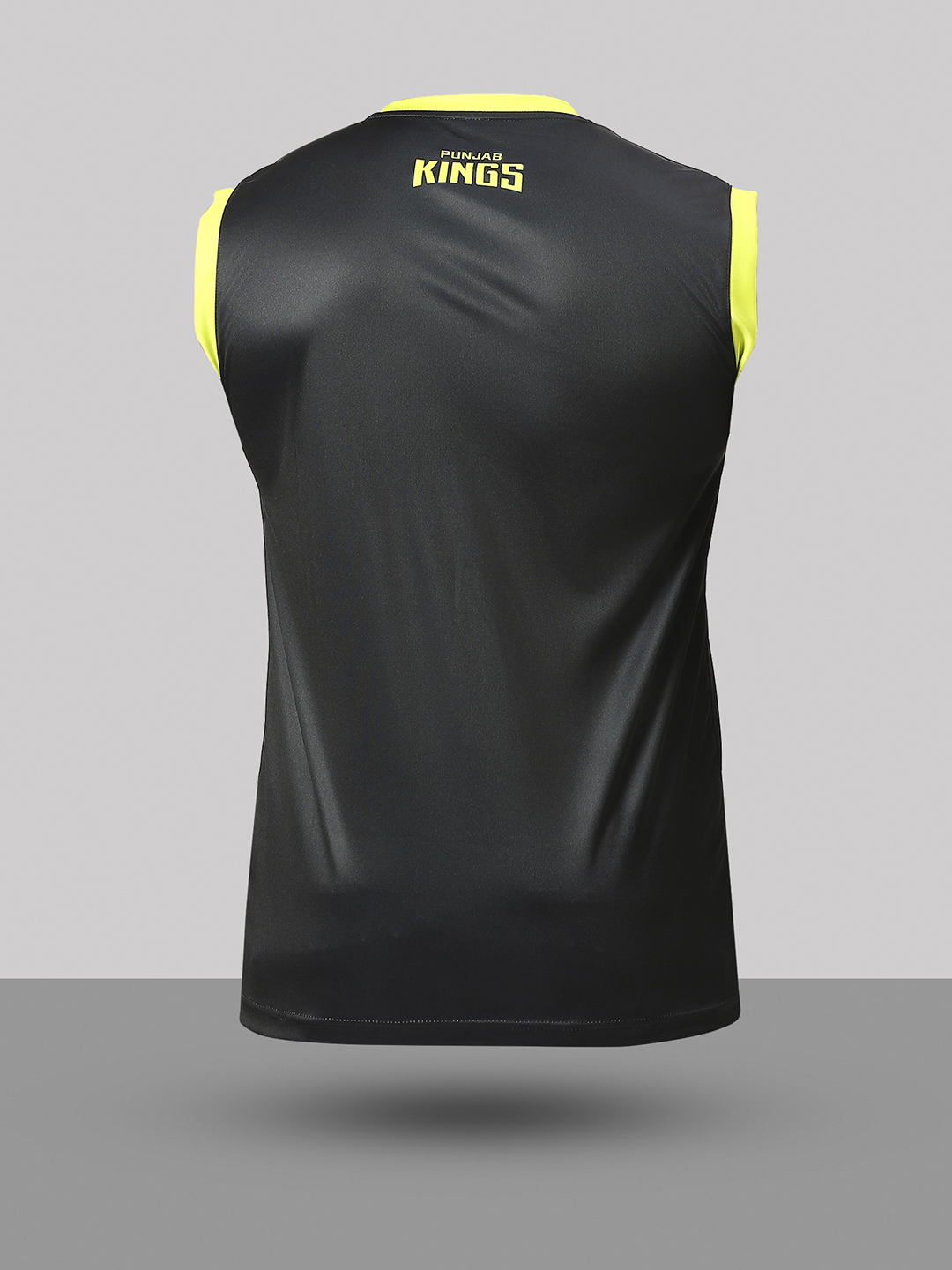 Punjab Kings Men Black and Green Typography Printed Sleeveless Round Neck Cotton Sports Vest (9)