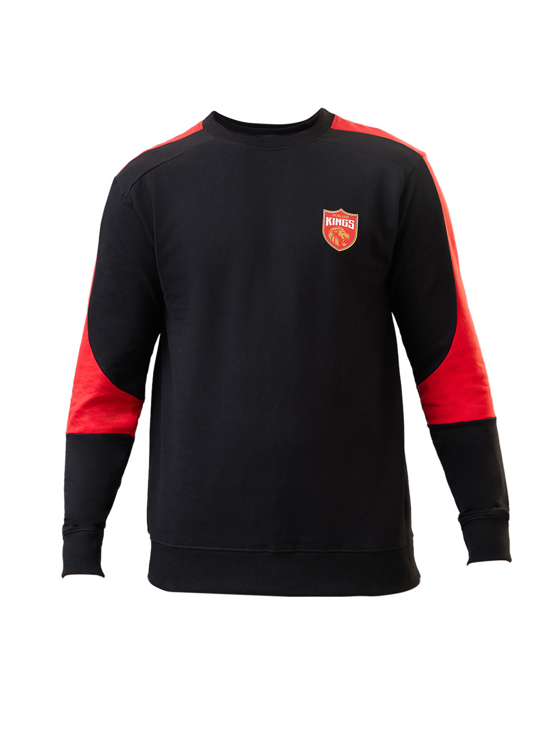 Punjab Kings Men Black and Red Jazba Hai Punjabi Printed Sweatshirt (9)