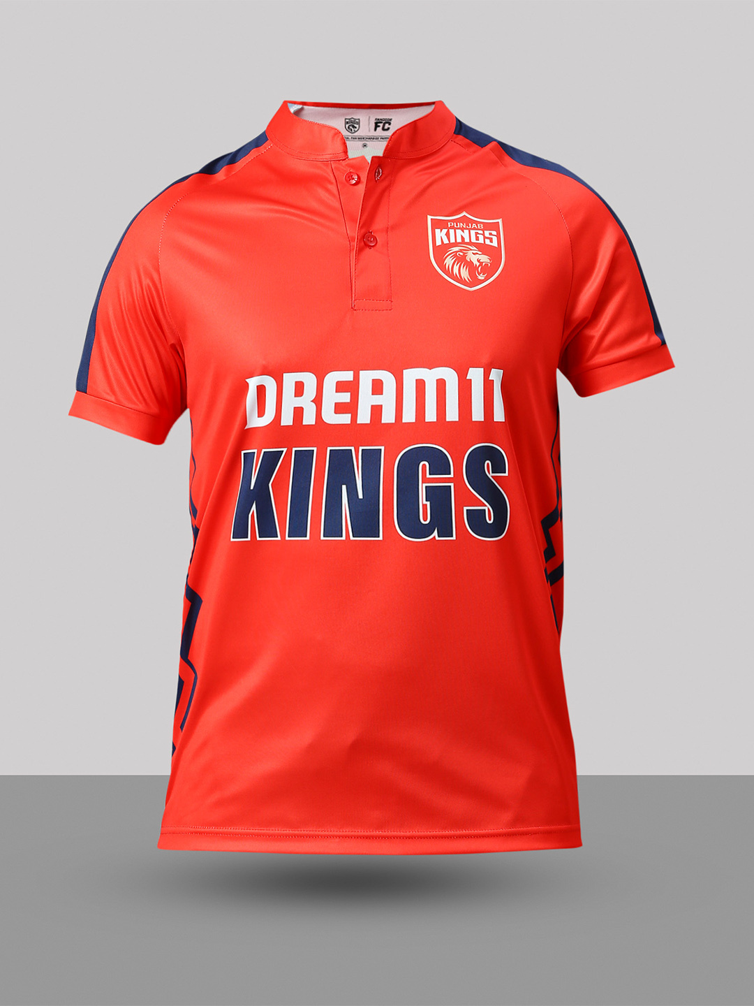 Dream11 Men Red Printed Half Sleeves Polo Collar Polyester T-Shirt (7)