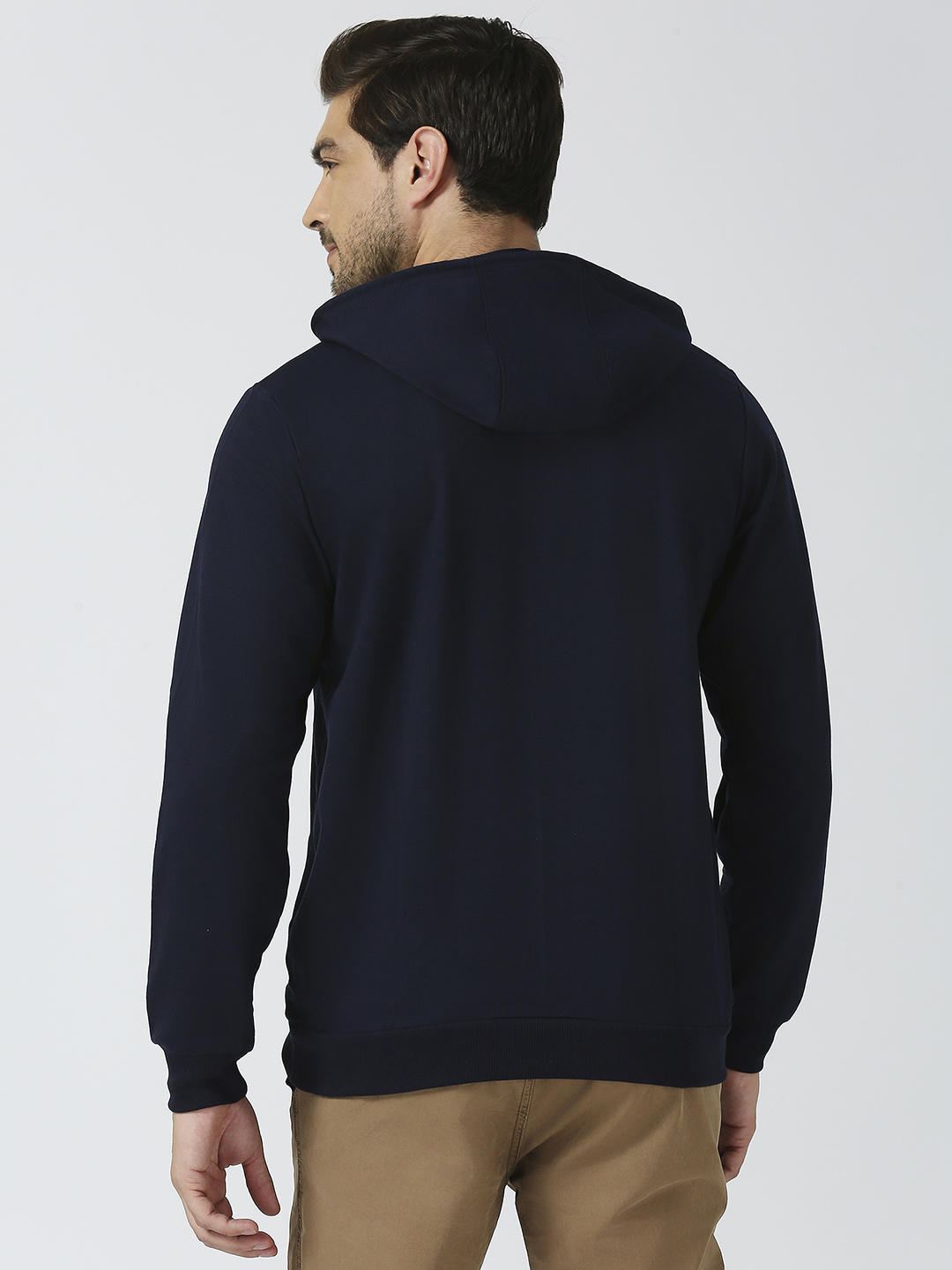 Punjab Kings Men Navy Blue Typography Printed Full Sleeves Hooded Pullover Cotton Sweatshirt (4)