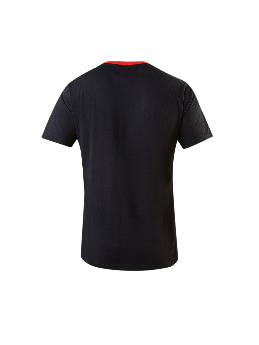 Punjab Kings Men Red and Black Typography Printed Half Sleeves Round Neck Oversized Cotton T-Shirt (8)