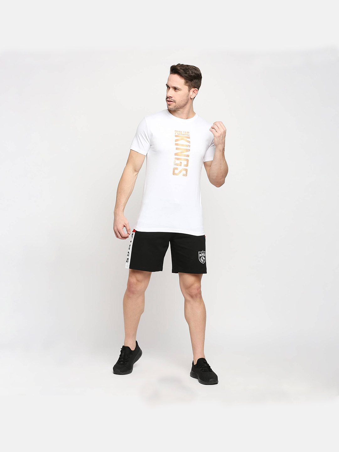 Punjab Kings Mens Black Shorts (3)