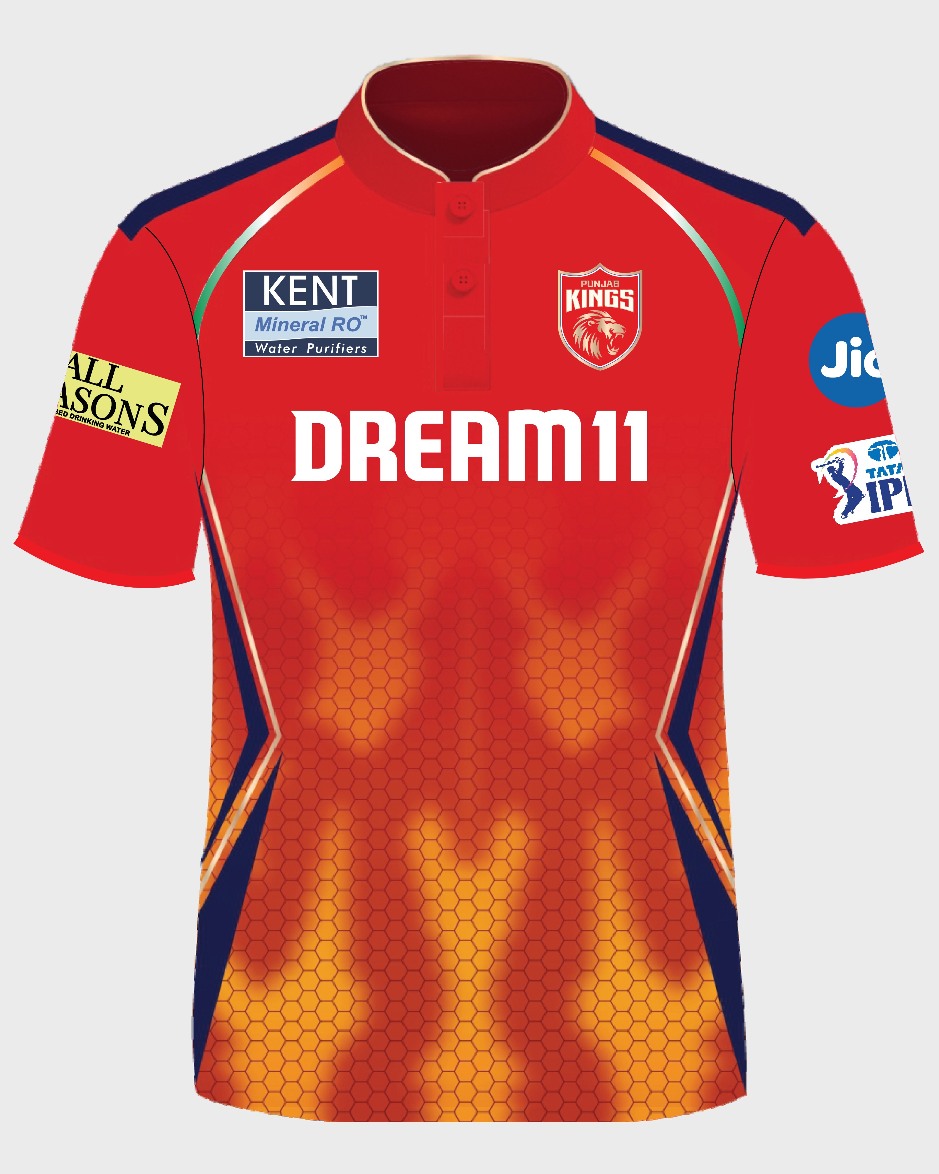 Punjab Kings Official Signed Mens Fan Jersey (2)