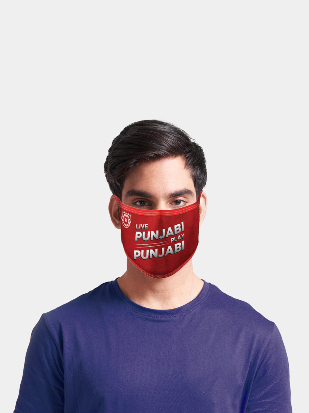Punjab Kings PBKS Basic Masks (Set of 3) (2)