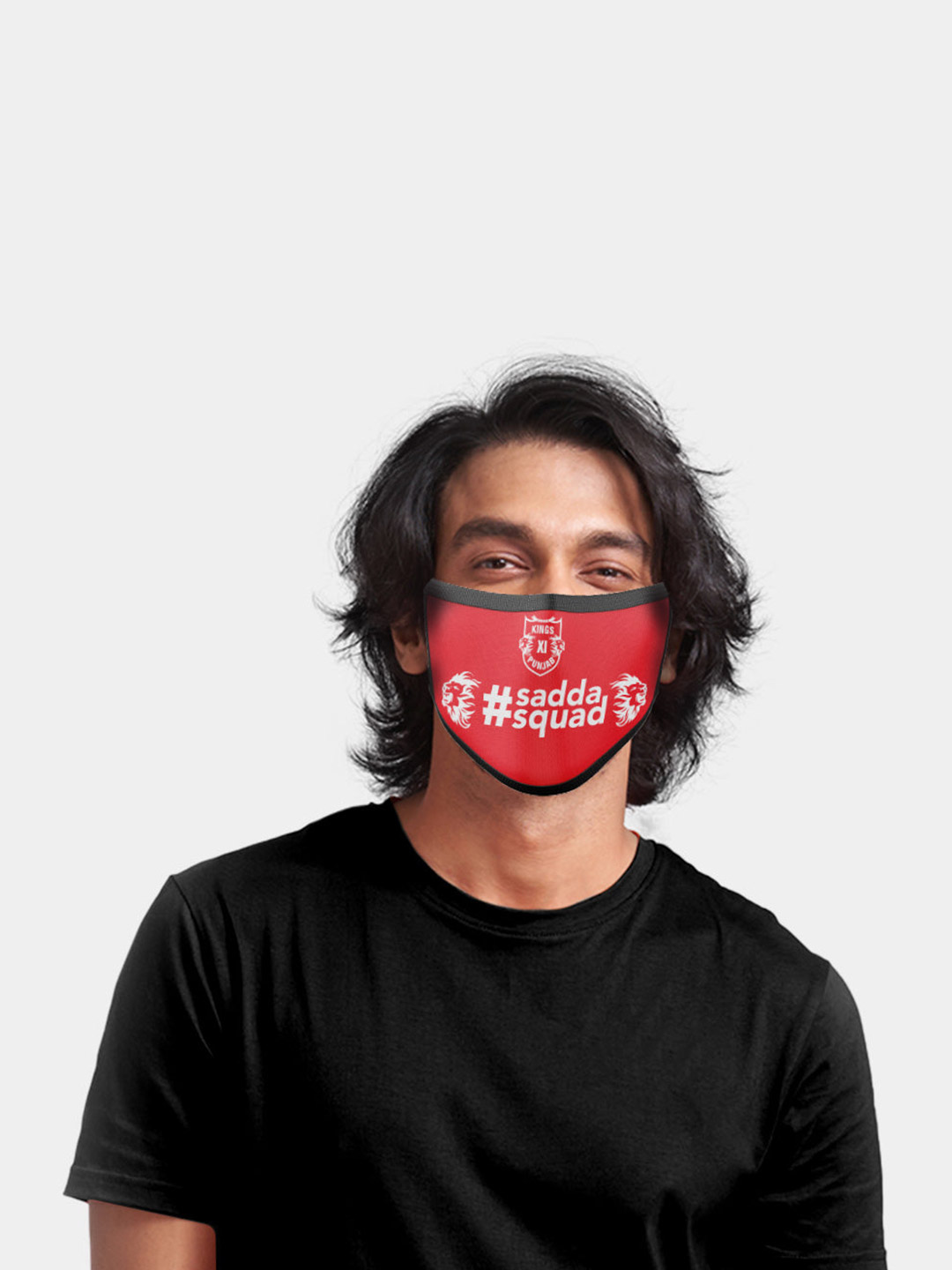 Punjab Kings PBKS Basic Masks (Set of 3) (4)