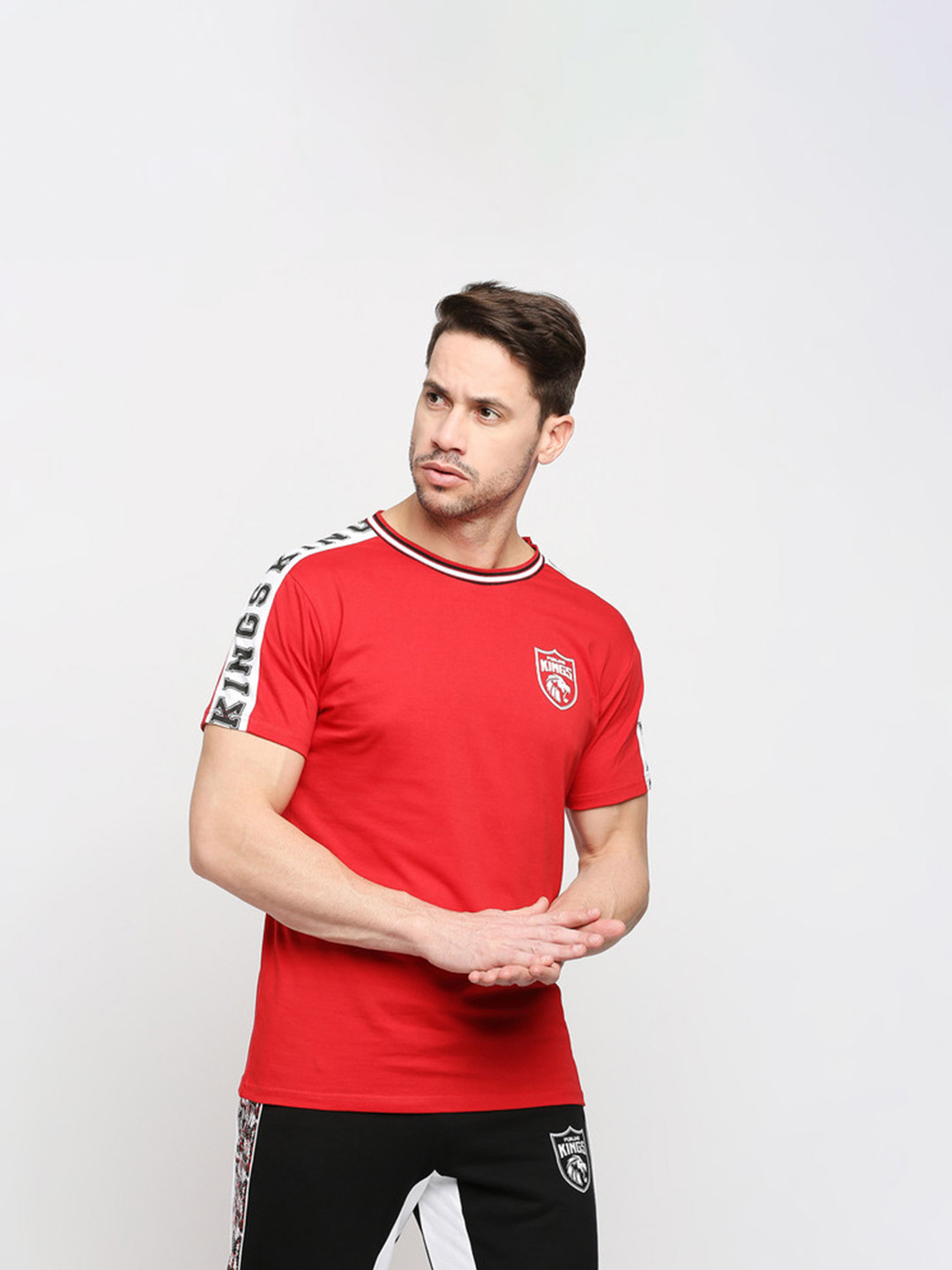 Punjab Kings PBKS Basic Red Round Neck T-Shirt (1)