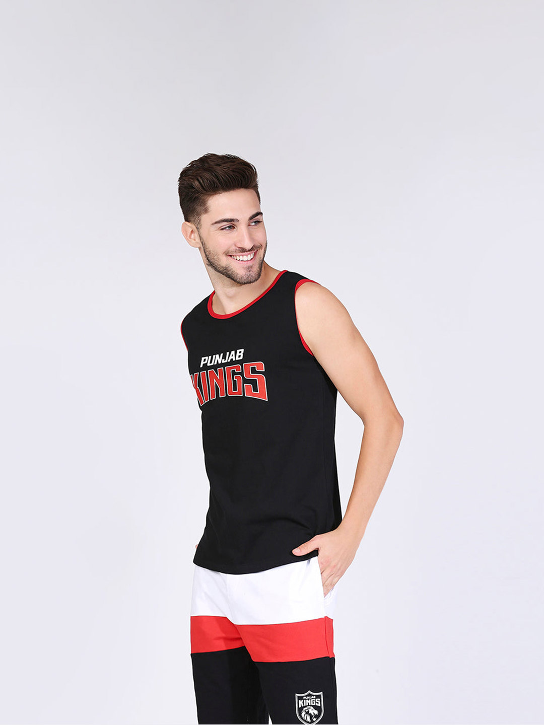 Punjab Kings PBKS Men's Regular Fit Vest (1)