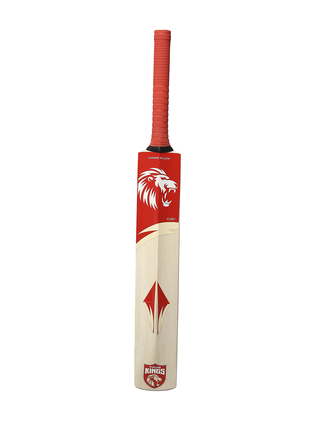 Punjab Kings PBKS Official Fury - Kashmir Willow Bat (1)