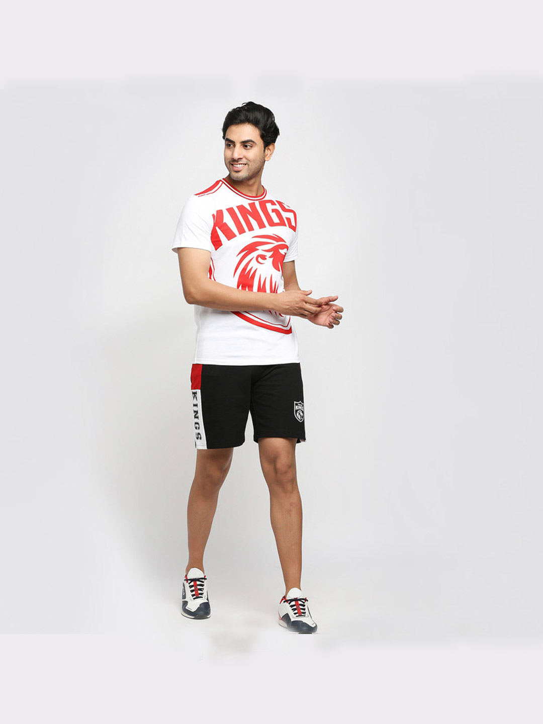 Punjab Kings PBKS Printed Round Neck T-Shirt (1)