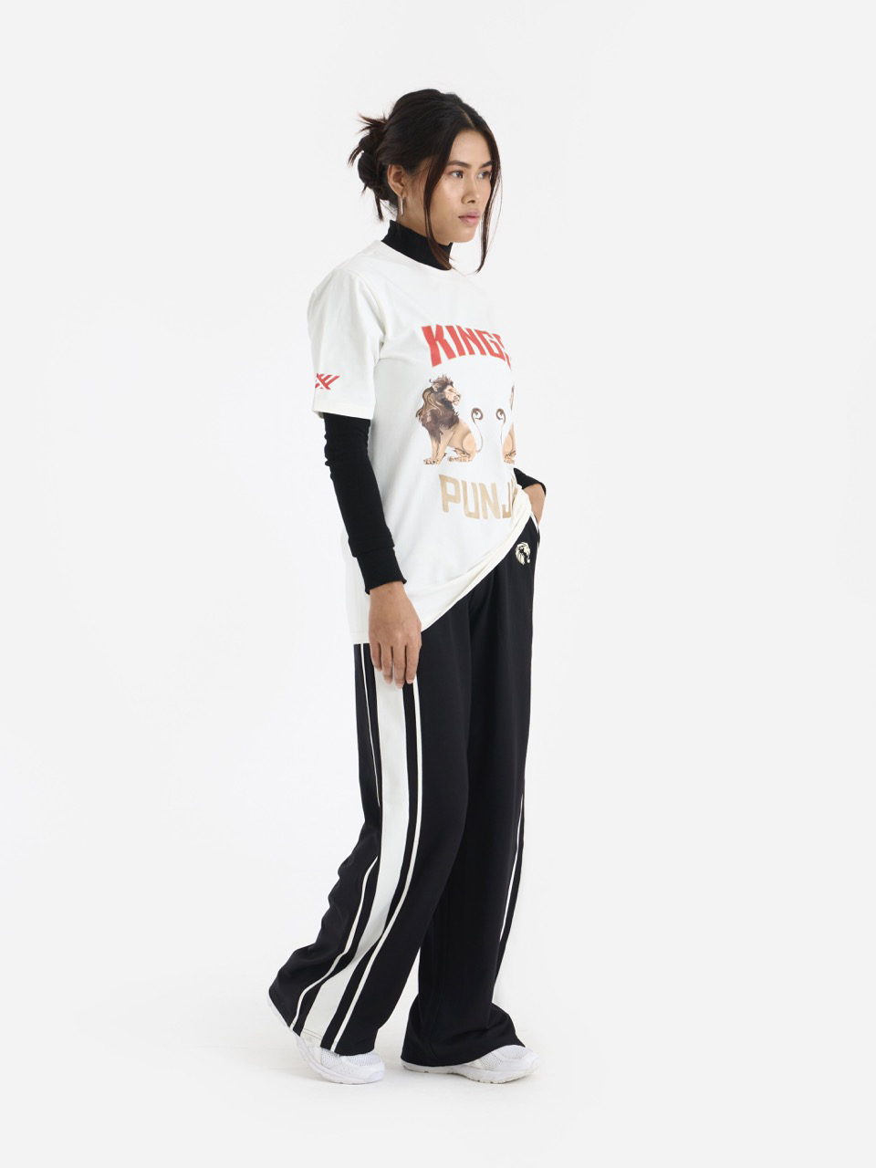 Punjab Kings PBKS Track Pant-Black