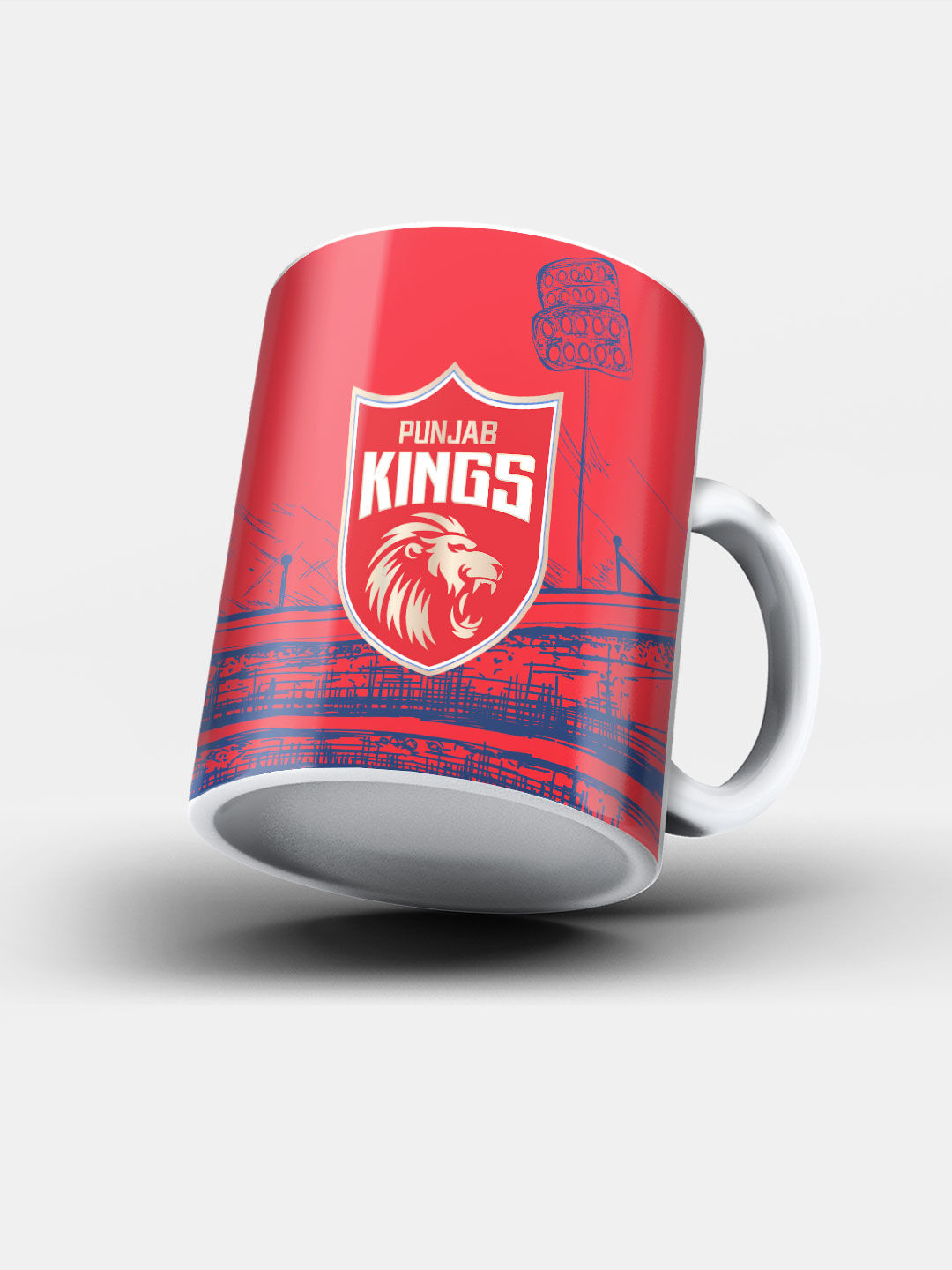 Punjab Kings PK Sher - Coffee Mugs White (Pack of - 1) (1)