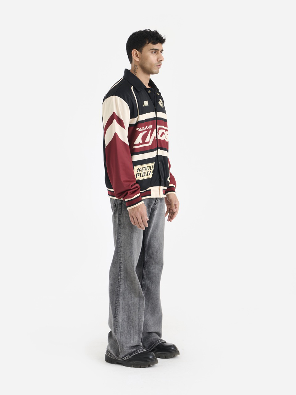 Punjab Kings Punjab Kings Racer Varsity Jacket (6)